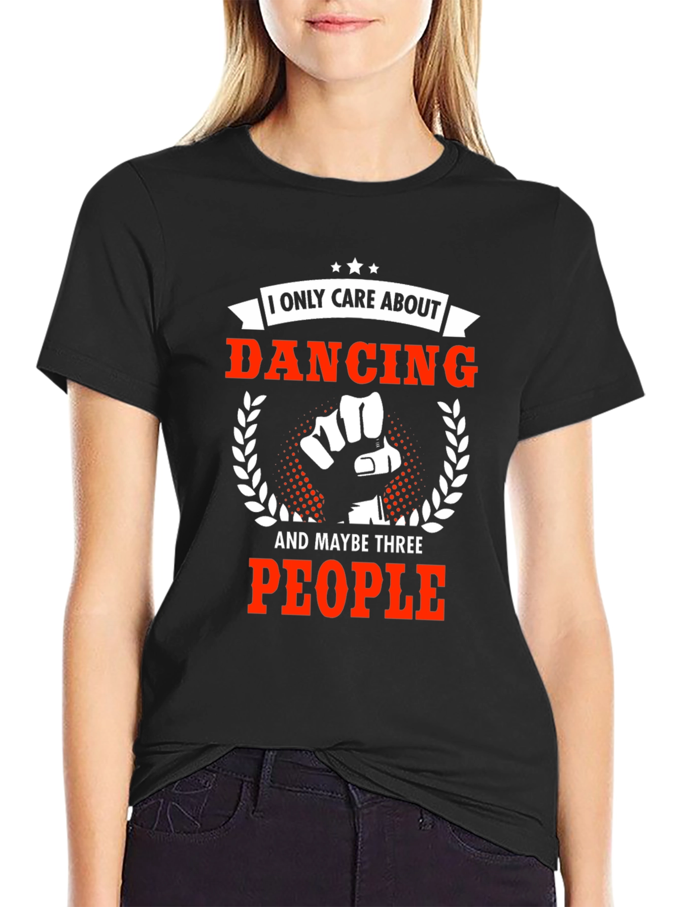 Dancing Lover Graphic T-Shirt - Black
