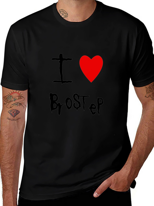 I Heart Brostep Black Tee