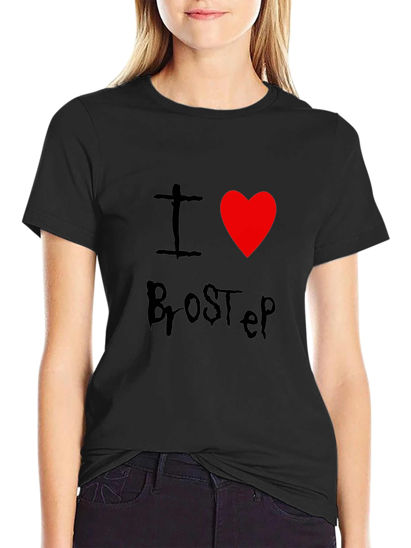I Heart Brostep Black Tee