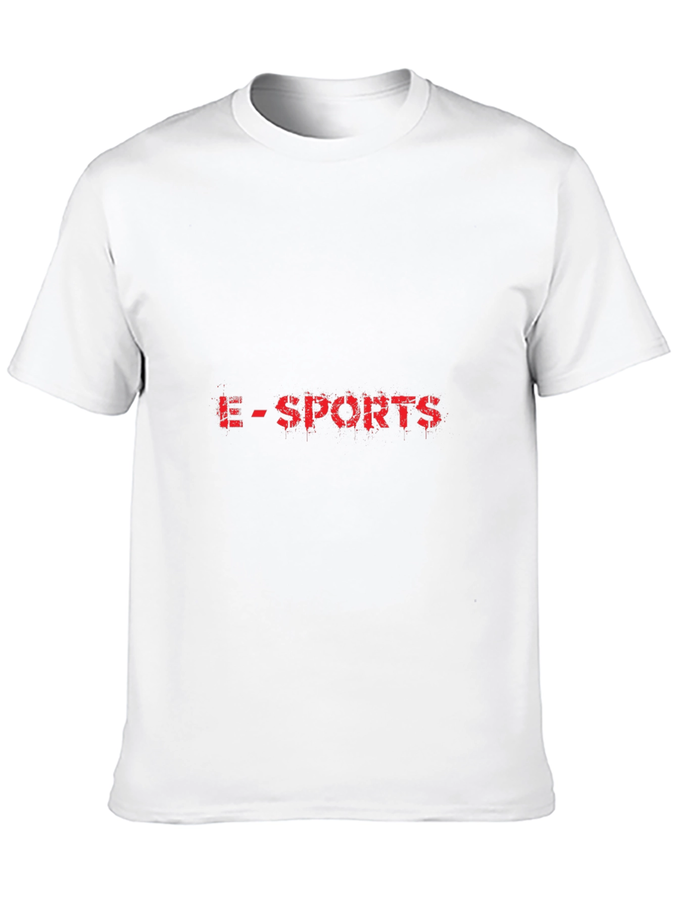 E-Sports Graphic Tee - Black Cotton T-Shirt