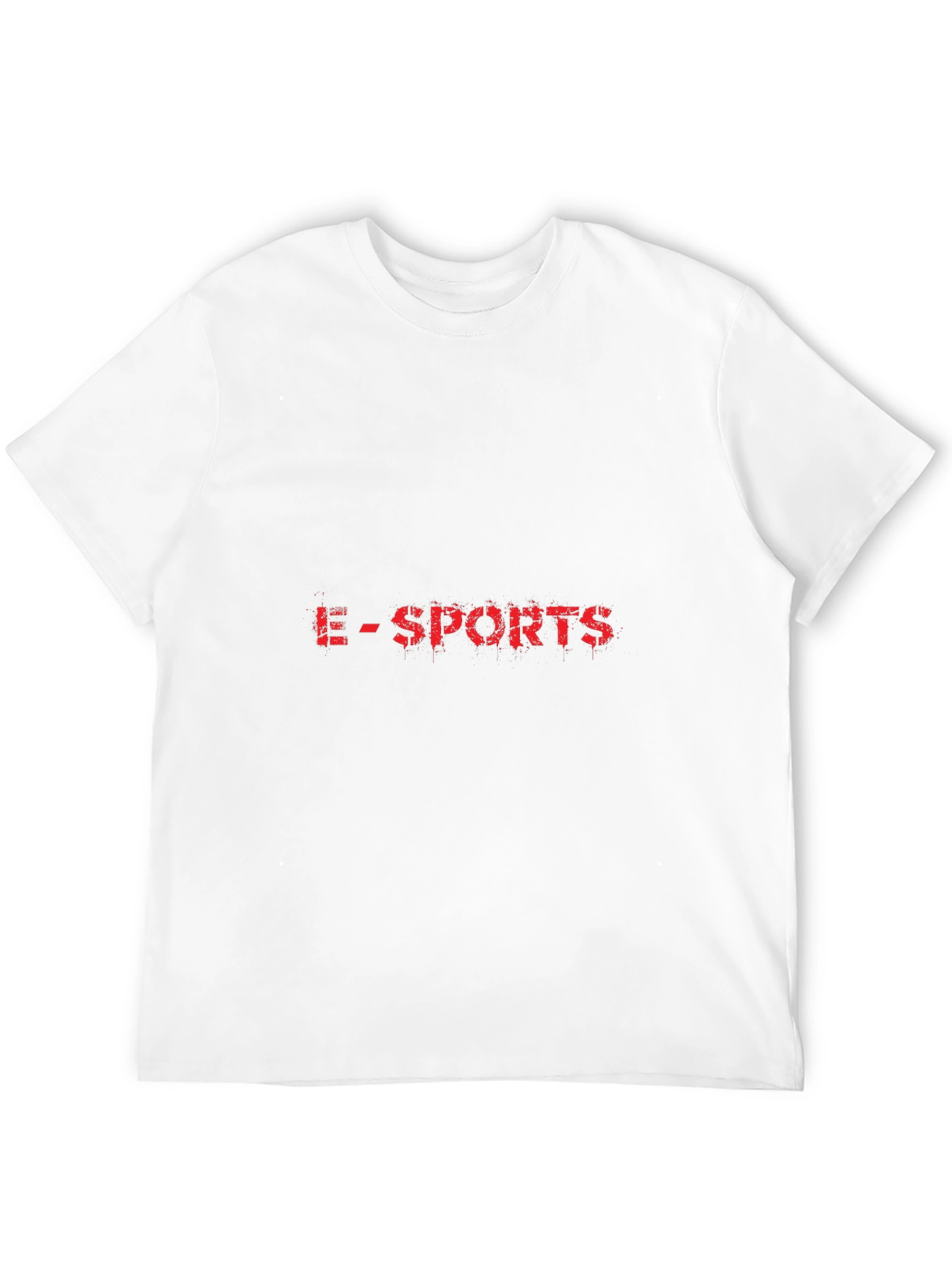 E-Sports Graphic Tee - Black Cotton T-Shirt