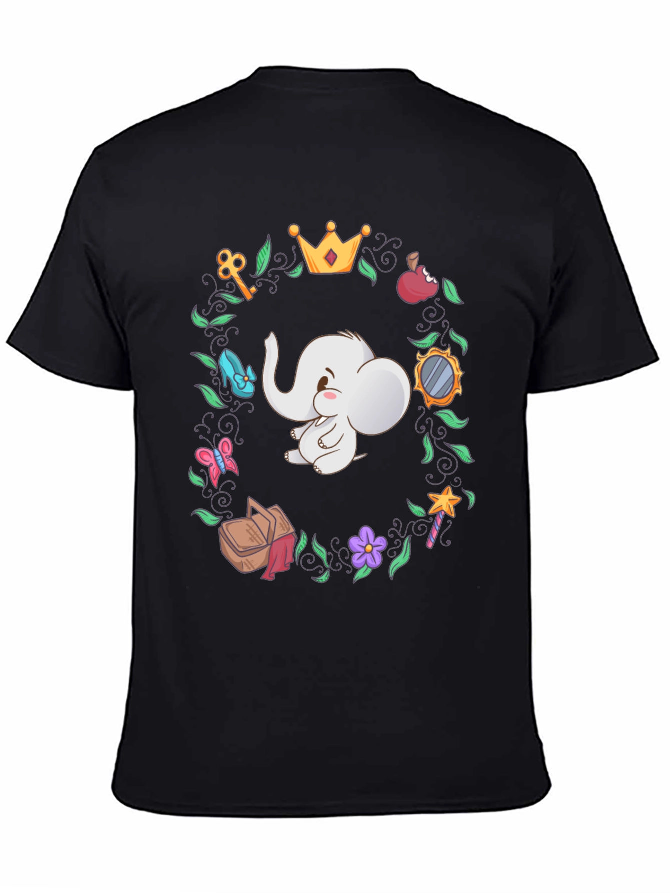 Cute Elephant Cartoon T-Shirt
