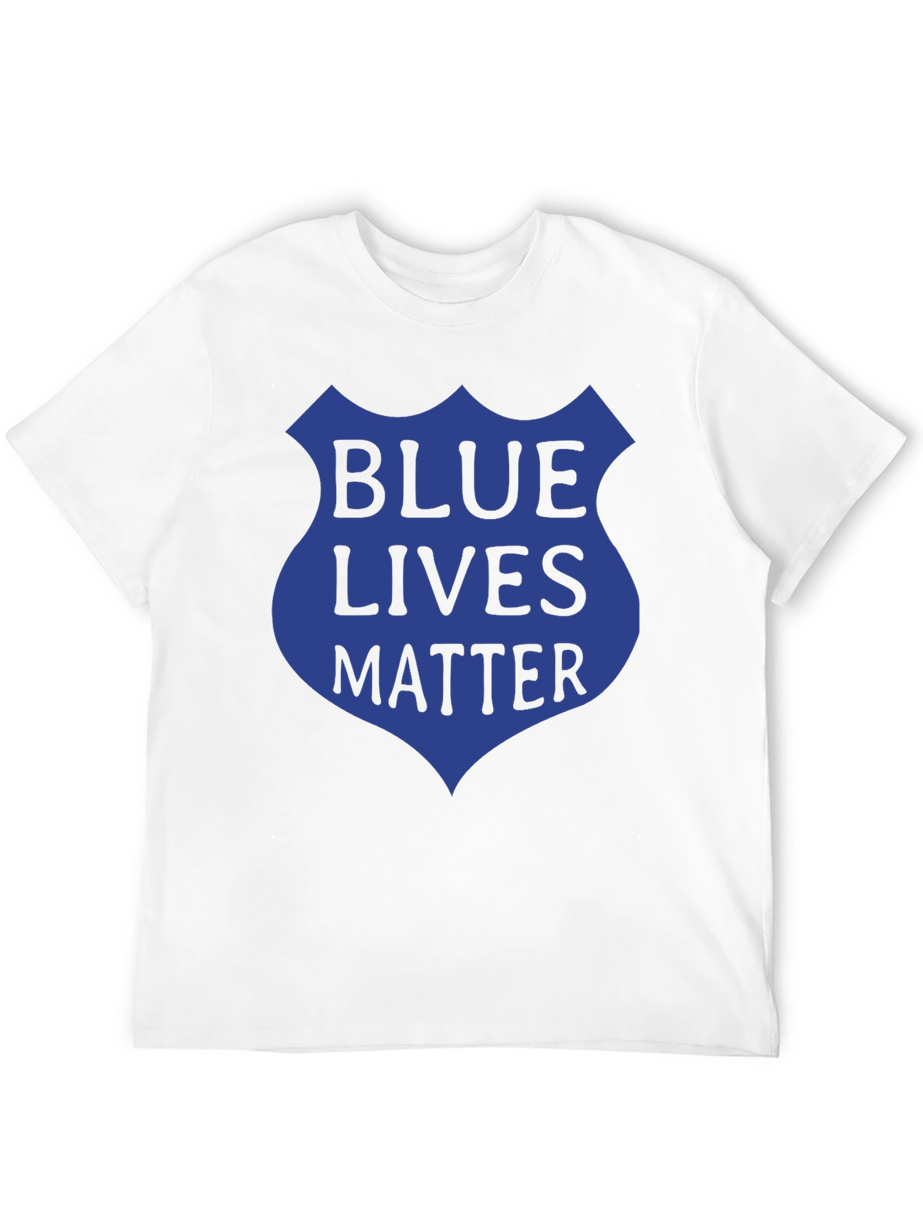 Blue Lives Matter Graphic Tee - Patriotic Support