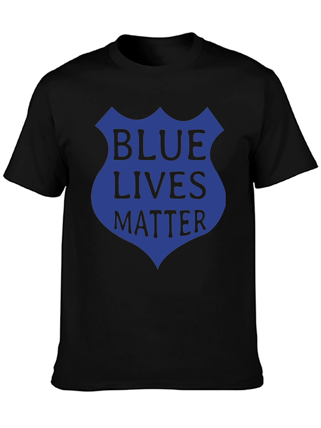 Blue Lives Matter Graphic Tee - Patriotic Support