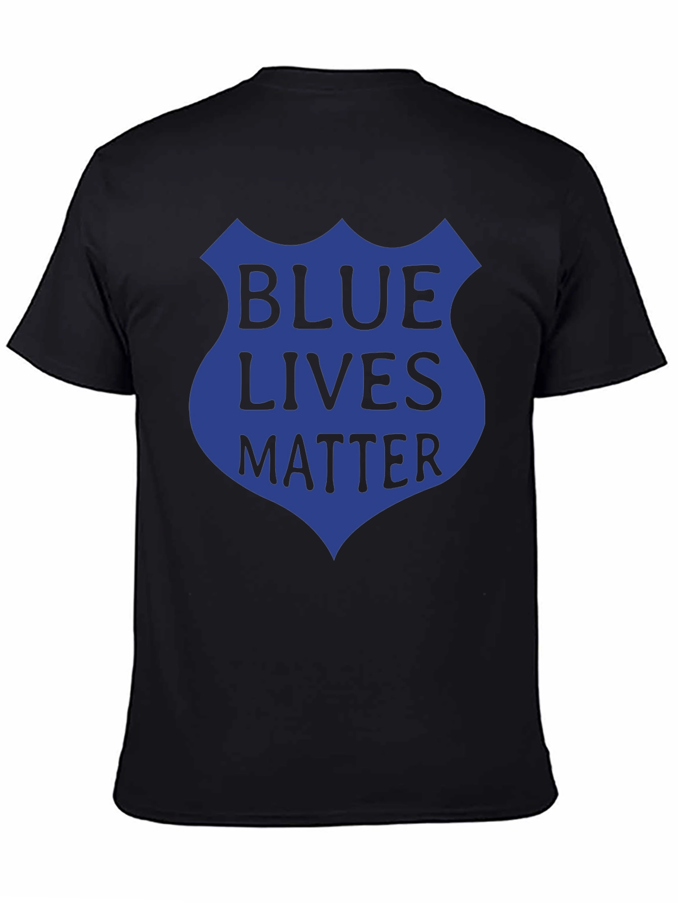 Blue Lives Matter Graphic Tee - Patriotic Support