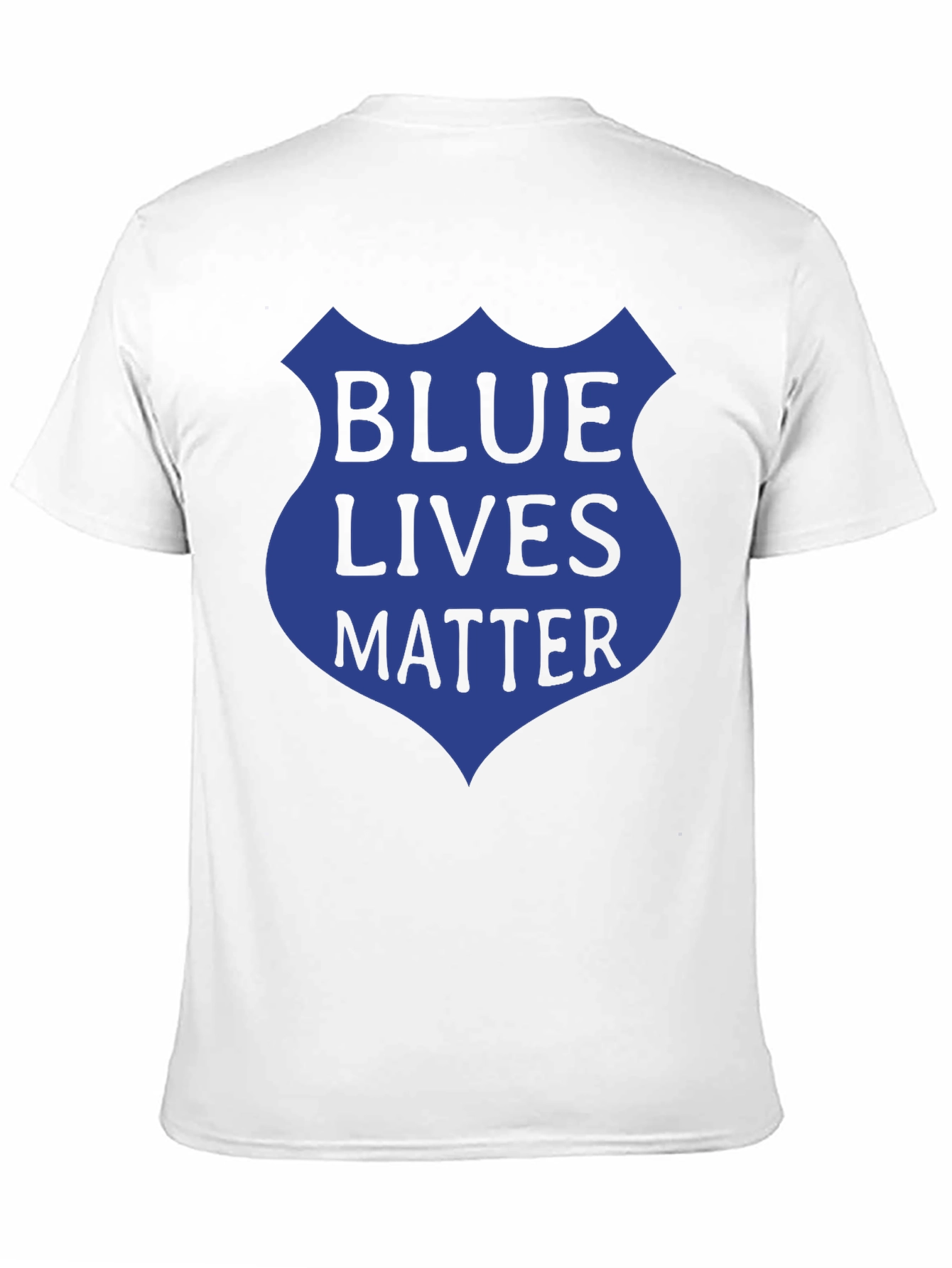 Blue Lives Matter Graphic Tee - Patriotic Support