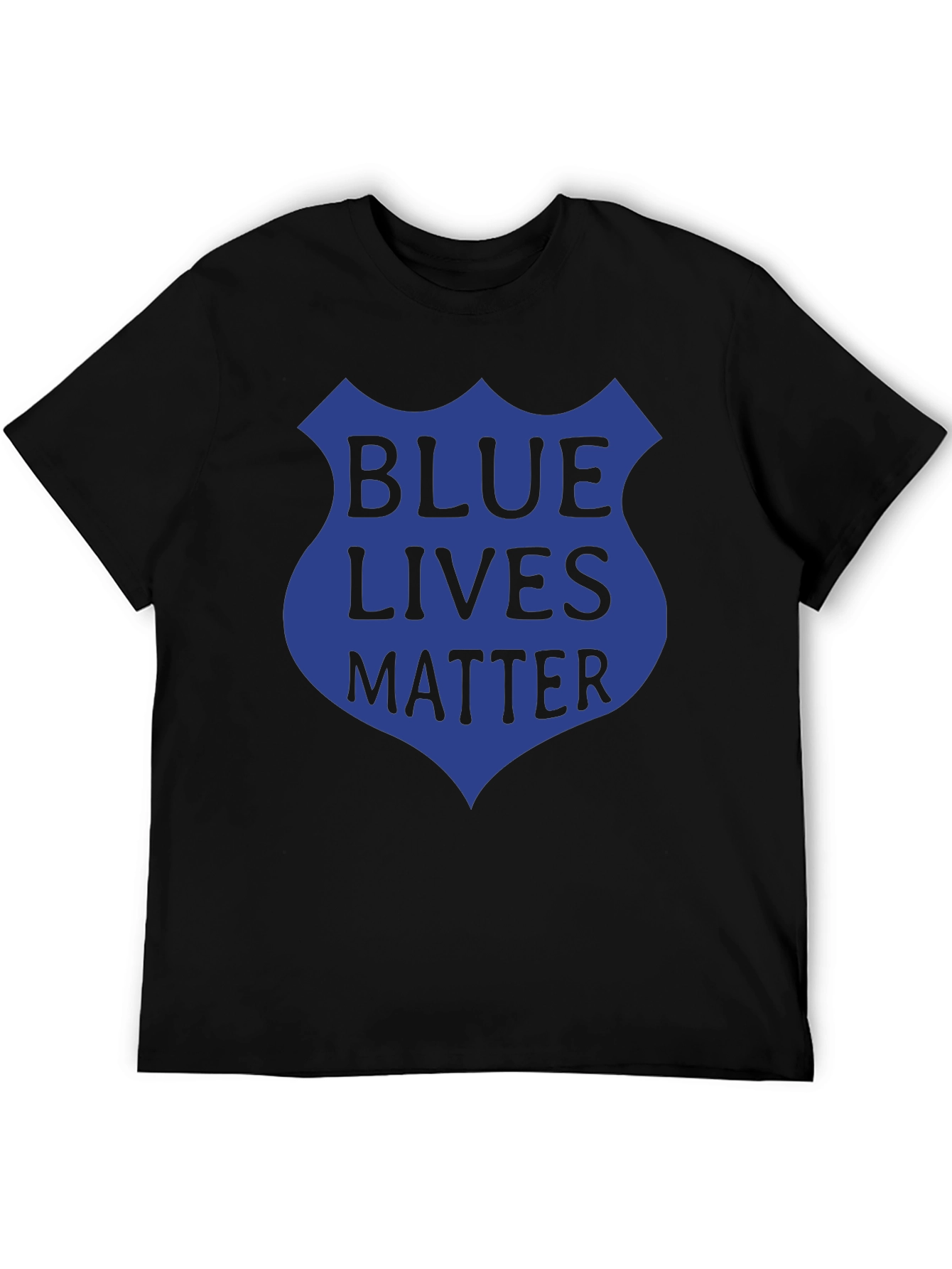 Blue Lives Matter Graphic Tee - Patriotic Support