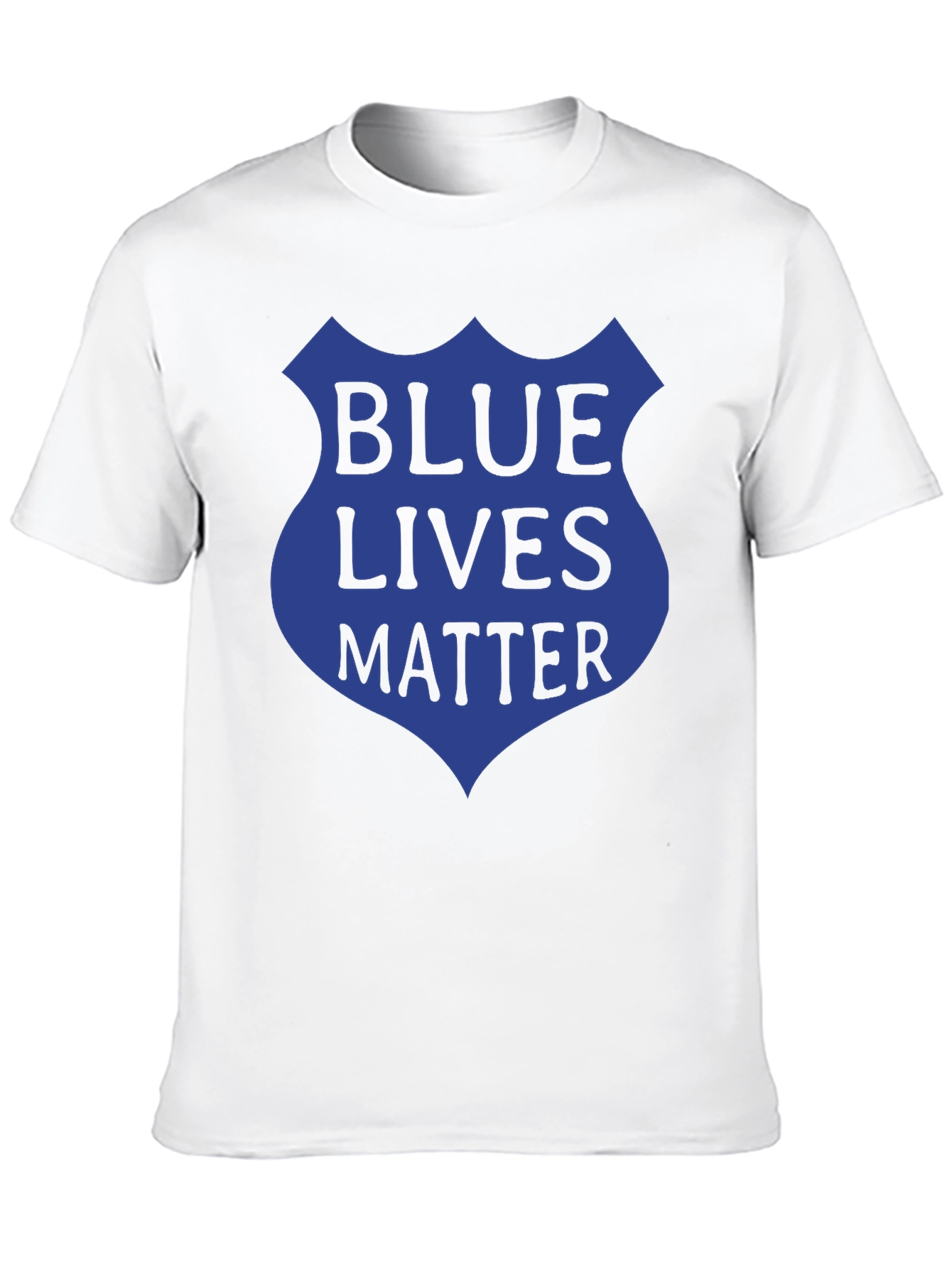 Blue Lives Matter Graphic Tee - Patriotic Support