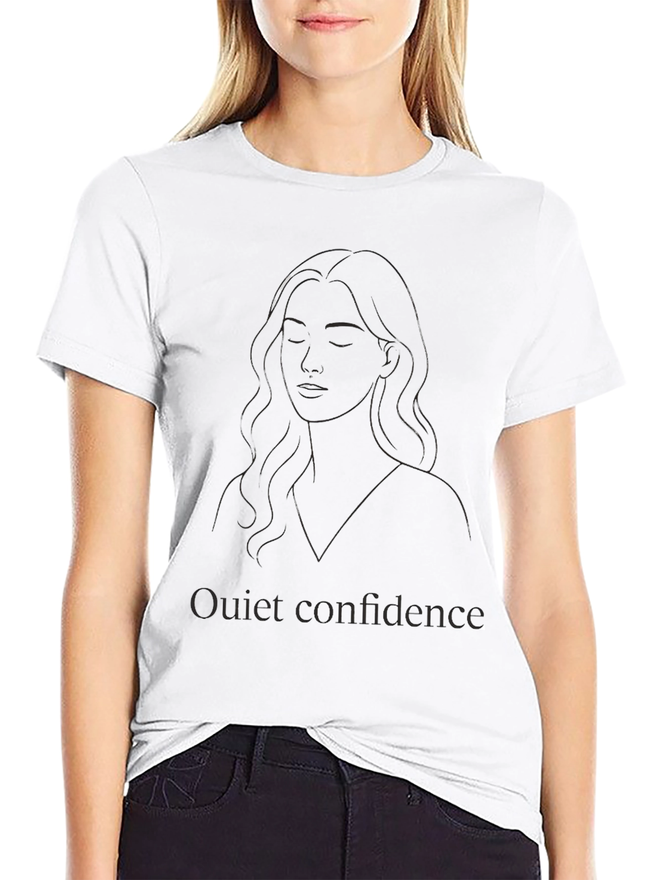 Quiet Confidence Black T-Shirt