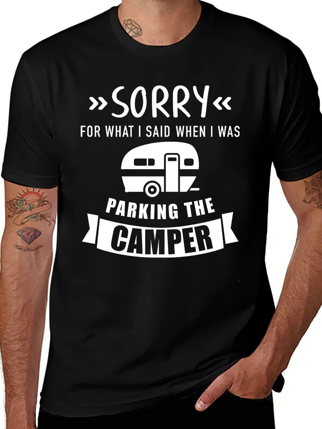 Sorry For What I Said Camper T-Shirt