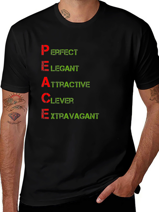 PEACE Definition T-Shirt - Perfect Elegant Attractive Clever Extravagant