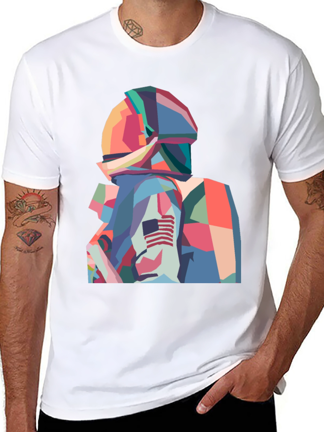 Pop Art Astronaut Graphic Tee