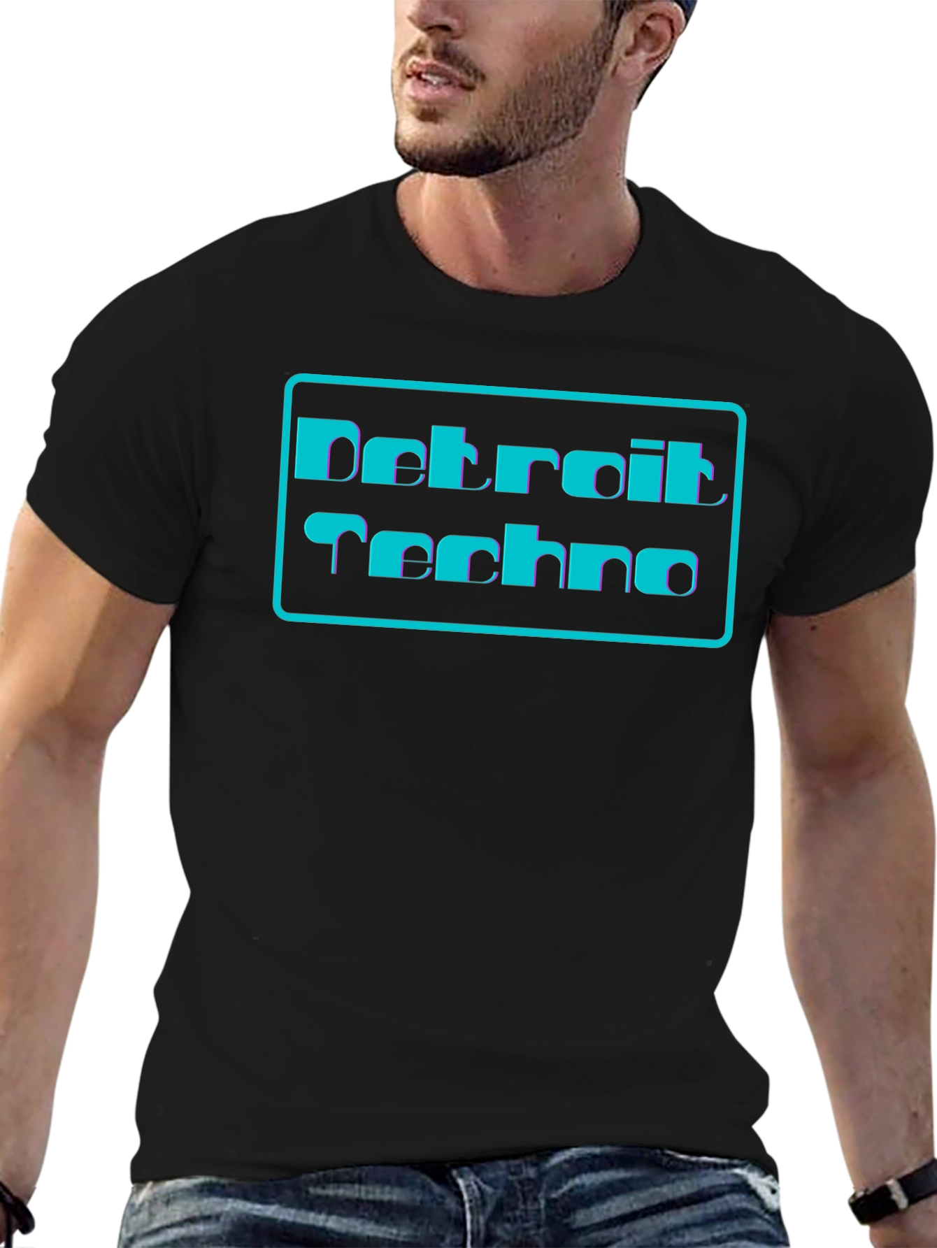 Detroit Techno Graphic T-Shirt - Retro Style