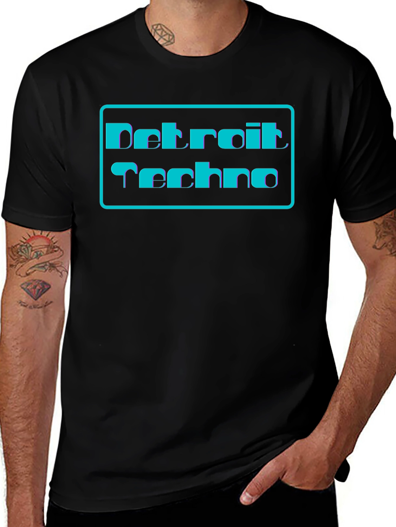Detroit Techno Graphic T-Shirt - Retro Style