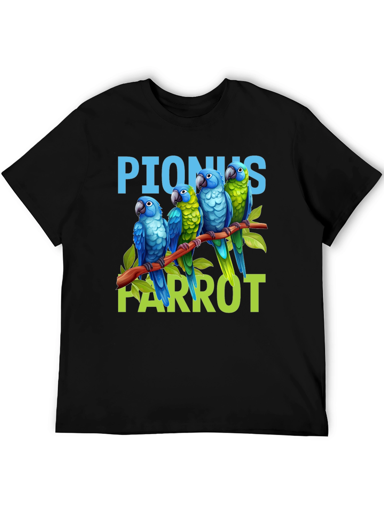 Pionus Parrot Graphic T-Shirt - Bird Lover Apparel