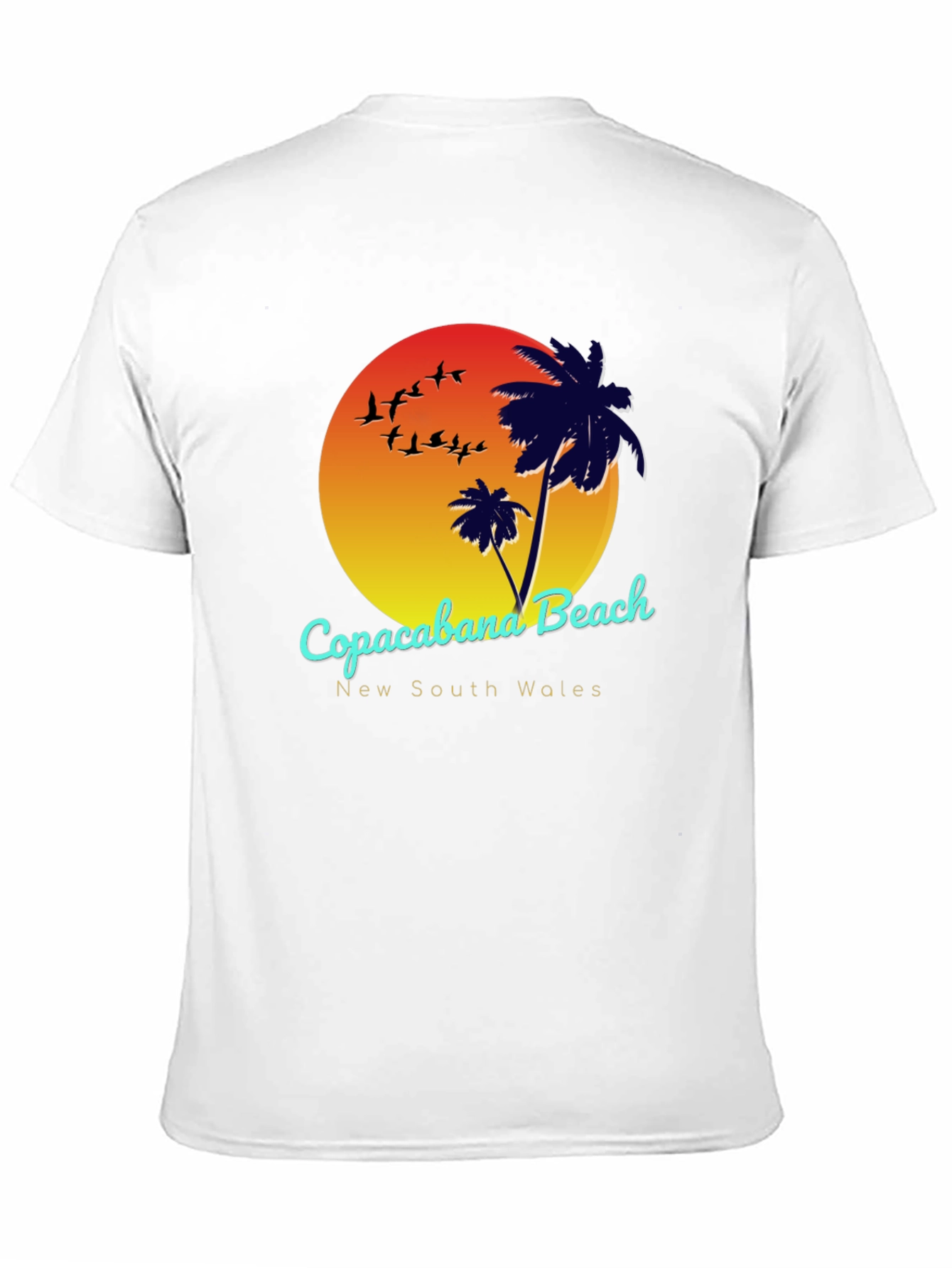 Copacabana Beach New South Wales Graphic T-Shirt