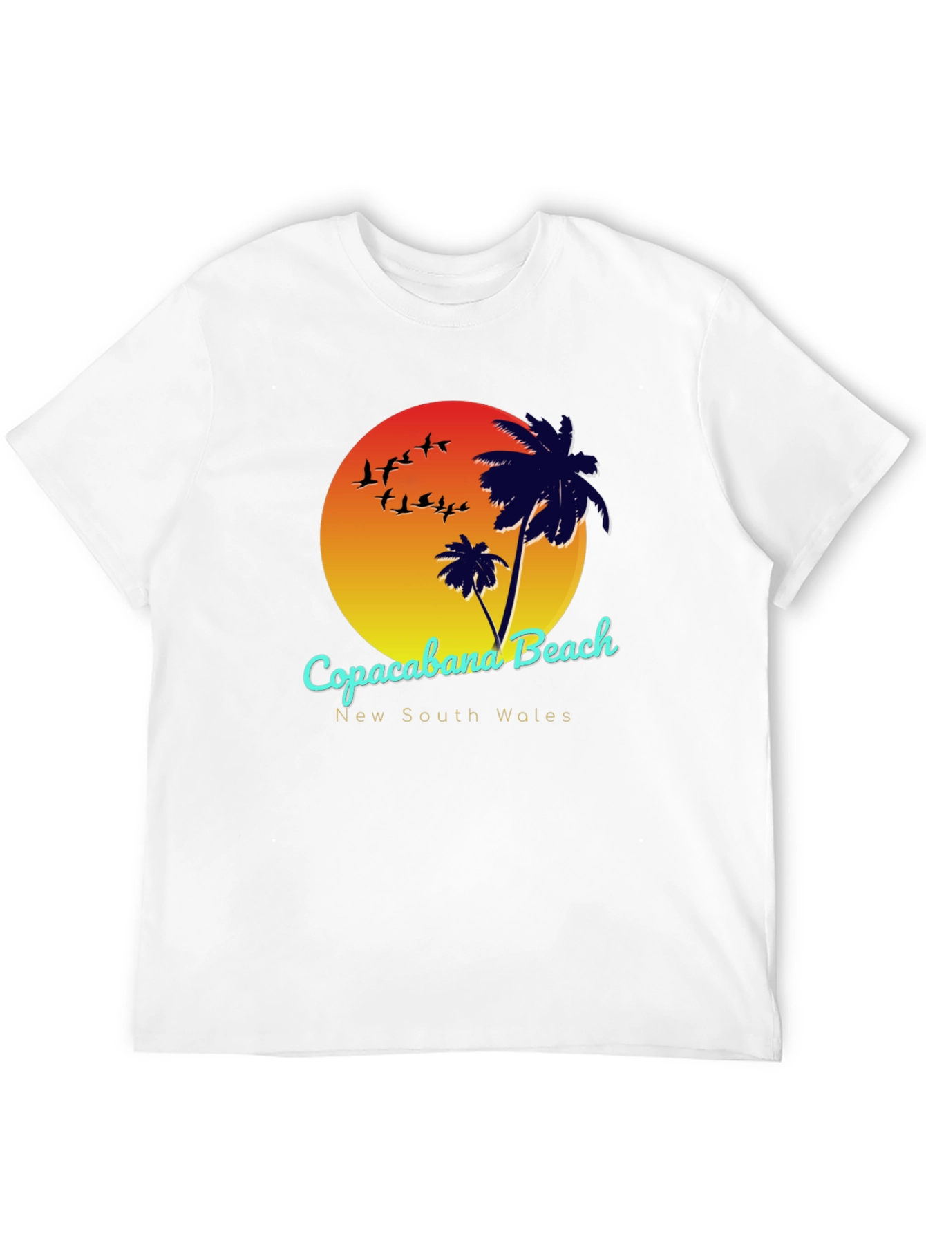 Copacabana Beach New South Wales Graphic T-Shirt
