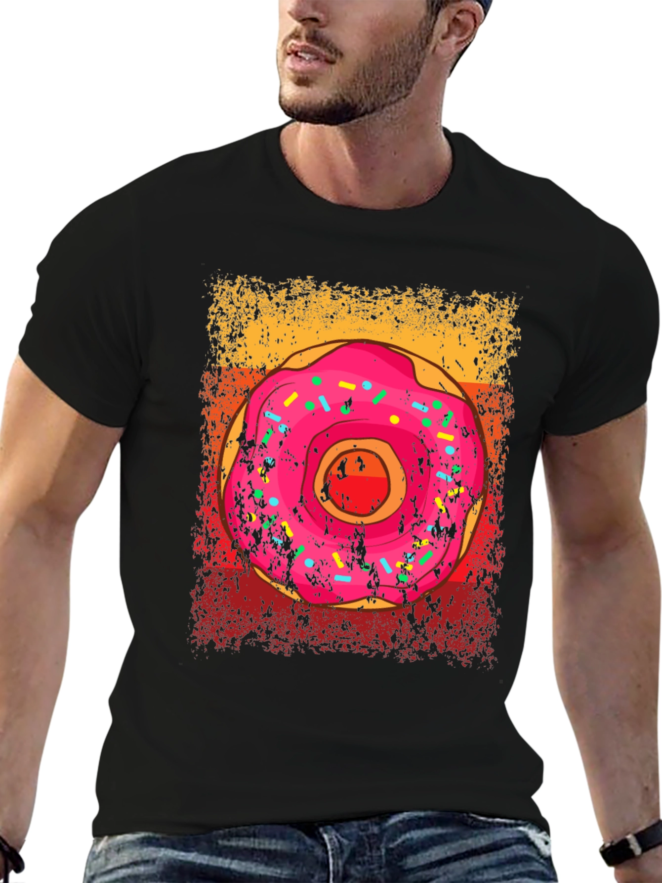Donut Graphic T-Shirt - Fun & Stylish Tee