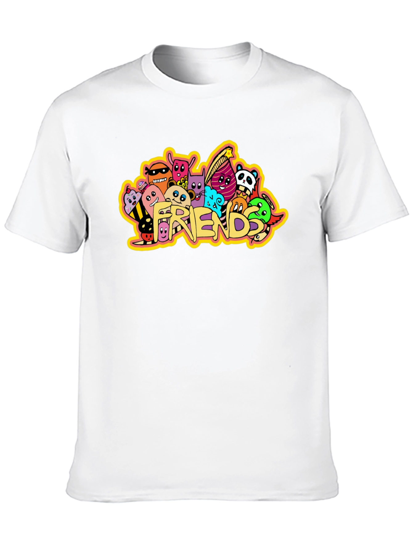 Friends Graphic Black T-Shirt