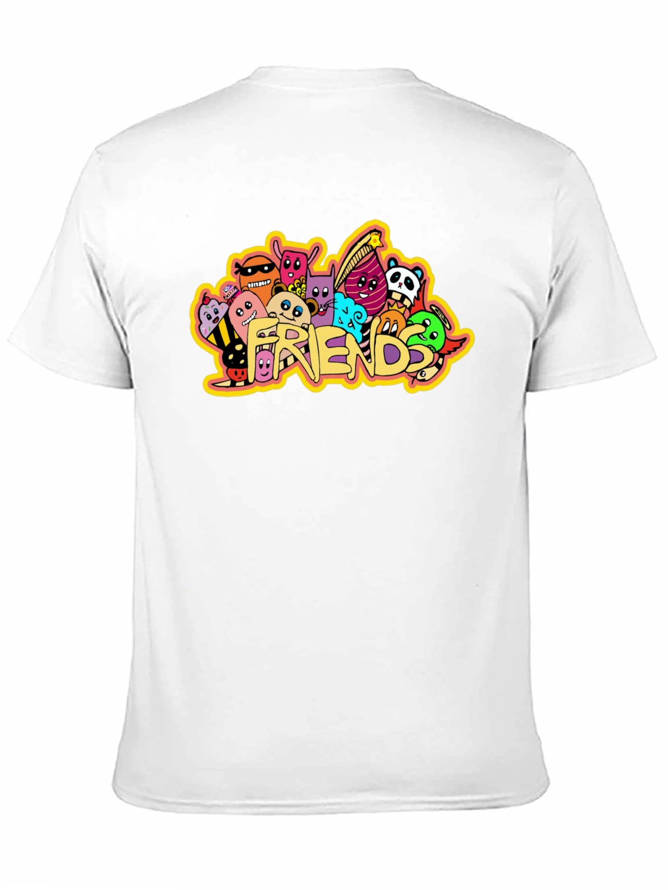 Friends Graphic Black T-Shirt