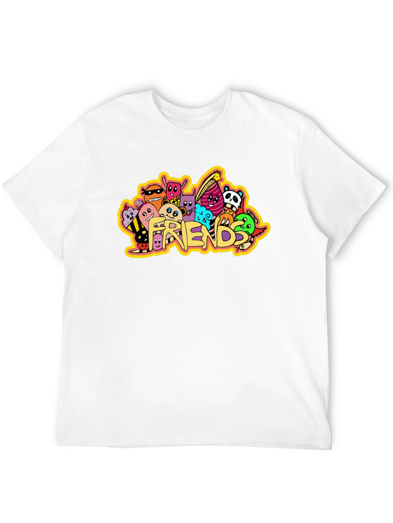 Friends Graphic Black T-Shirt