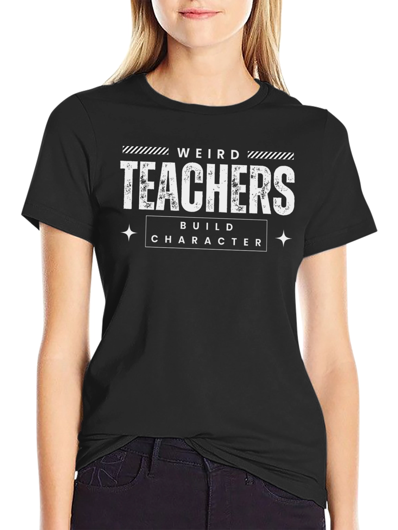 Weird Teachers Build Character Graphic Tee