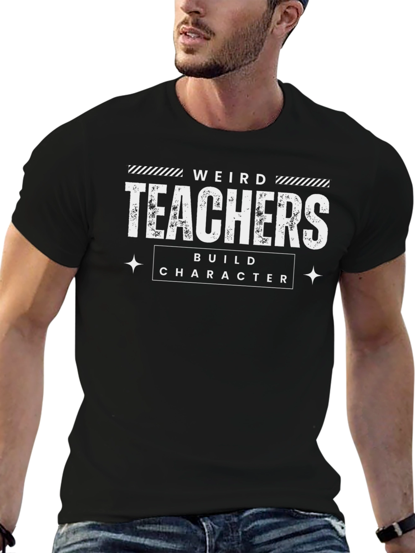 Weird Teachers Build Character Graphic Tee