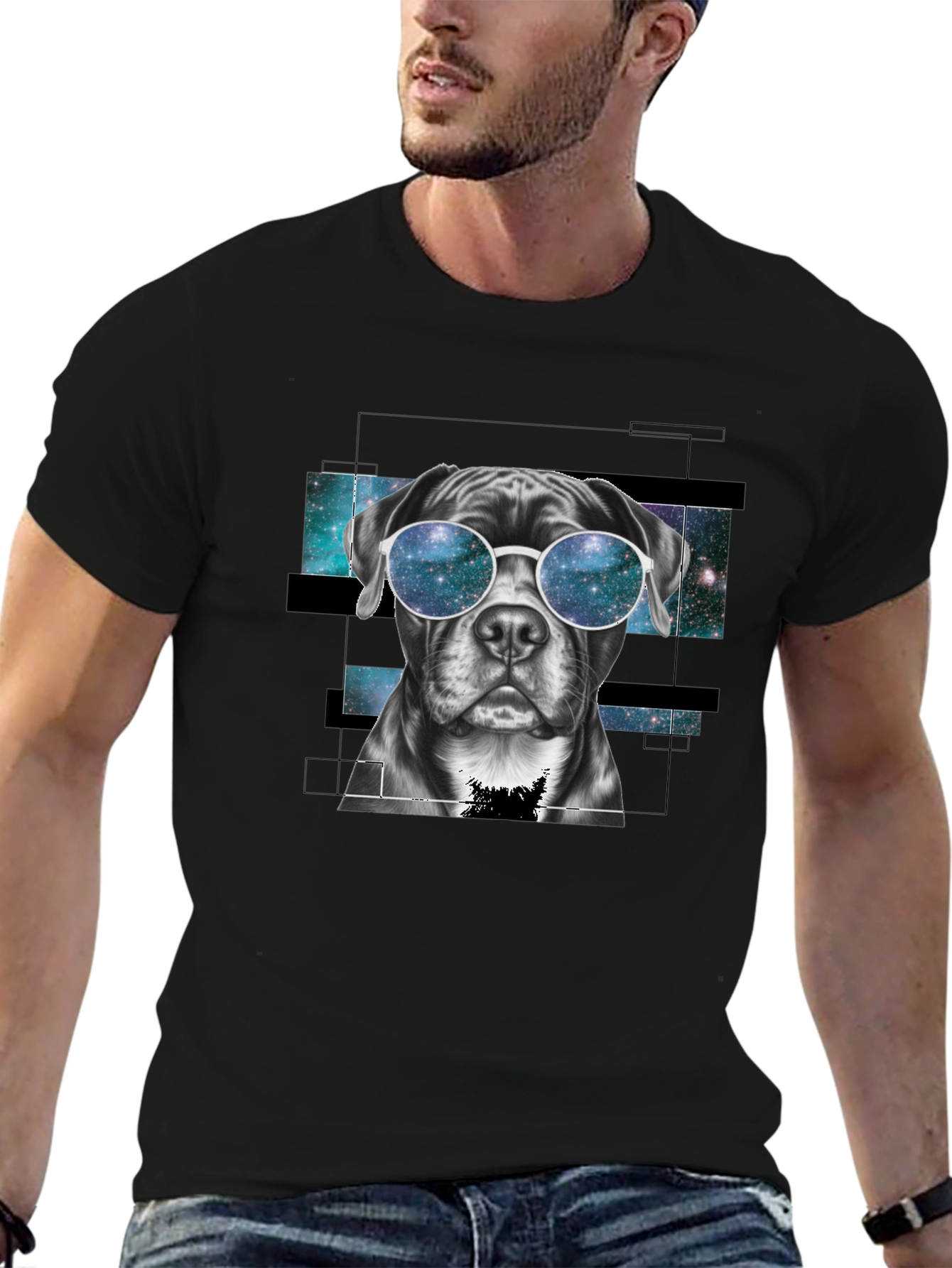 Cool Dog Graphic T-Shirt