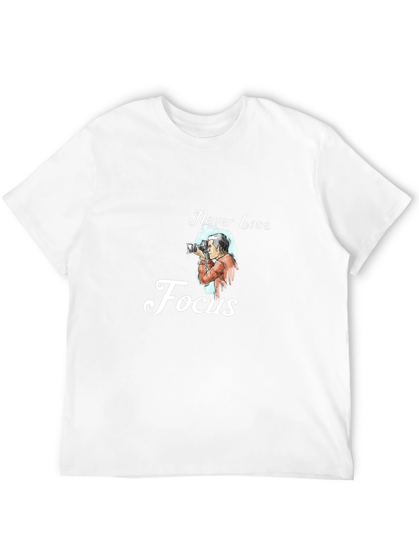 Never Lose Focus Graphic Tee - Black