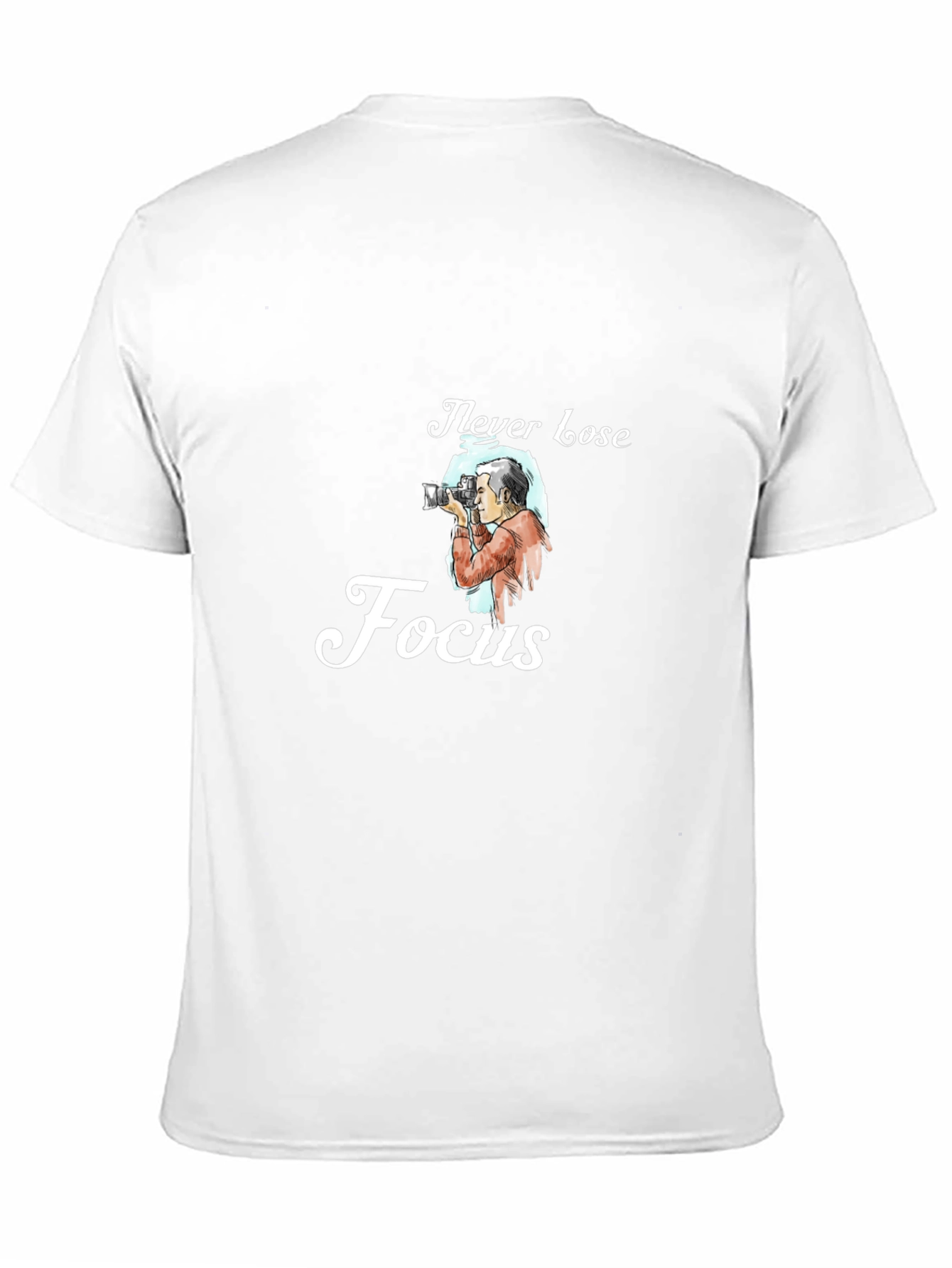 Never Lose Focus Graphic Tee - Black