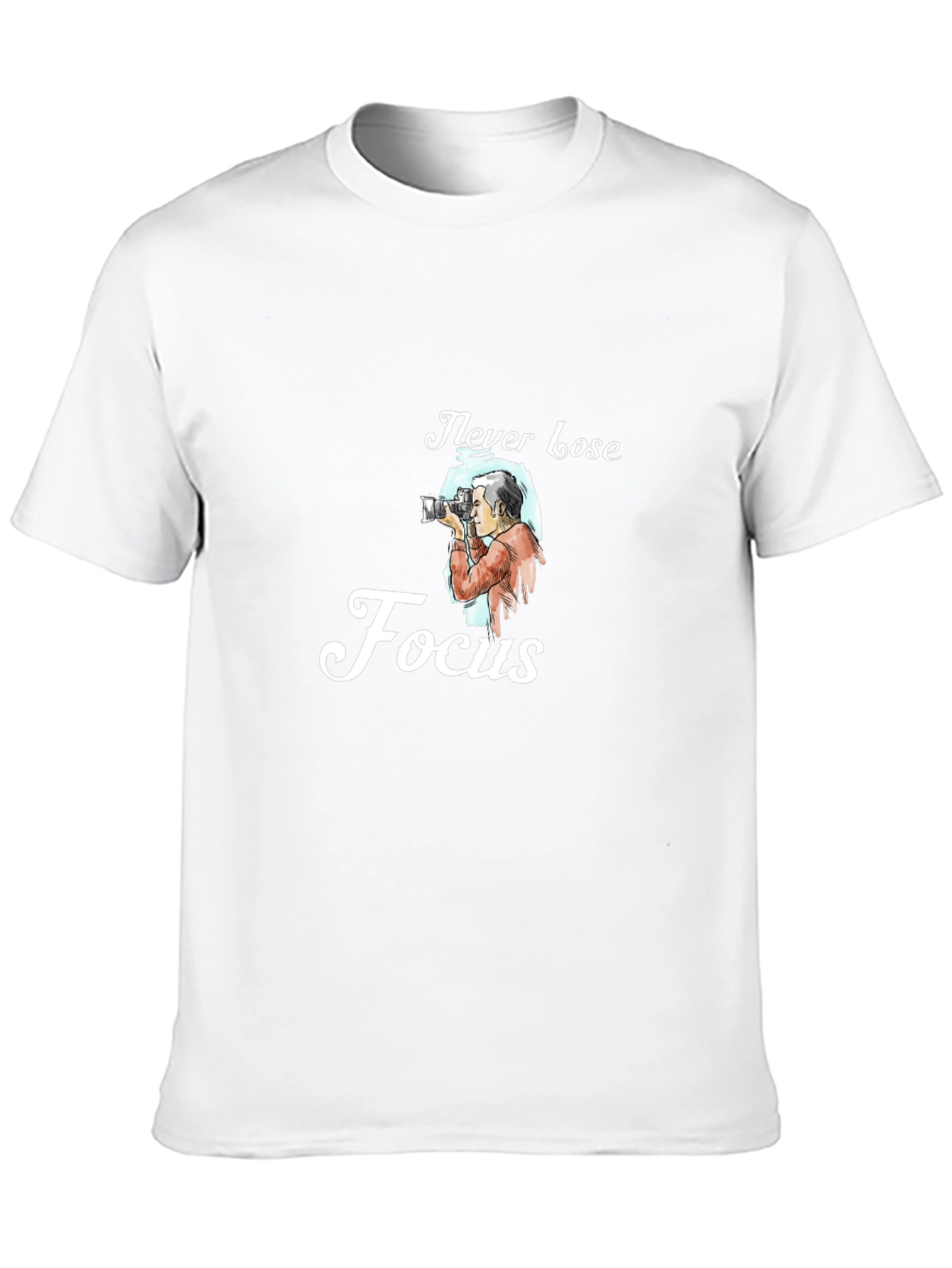 Never Lose Focus Graphic Tee - Black