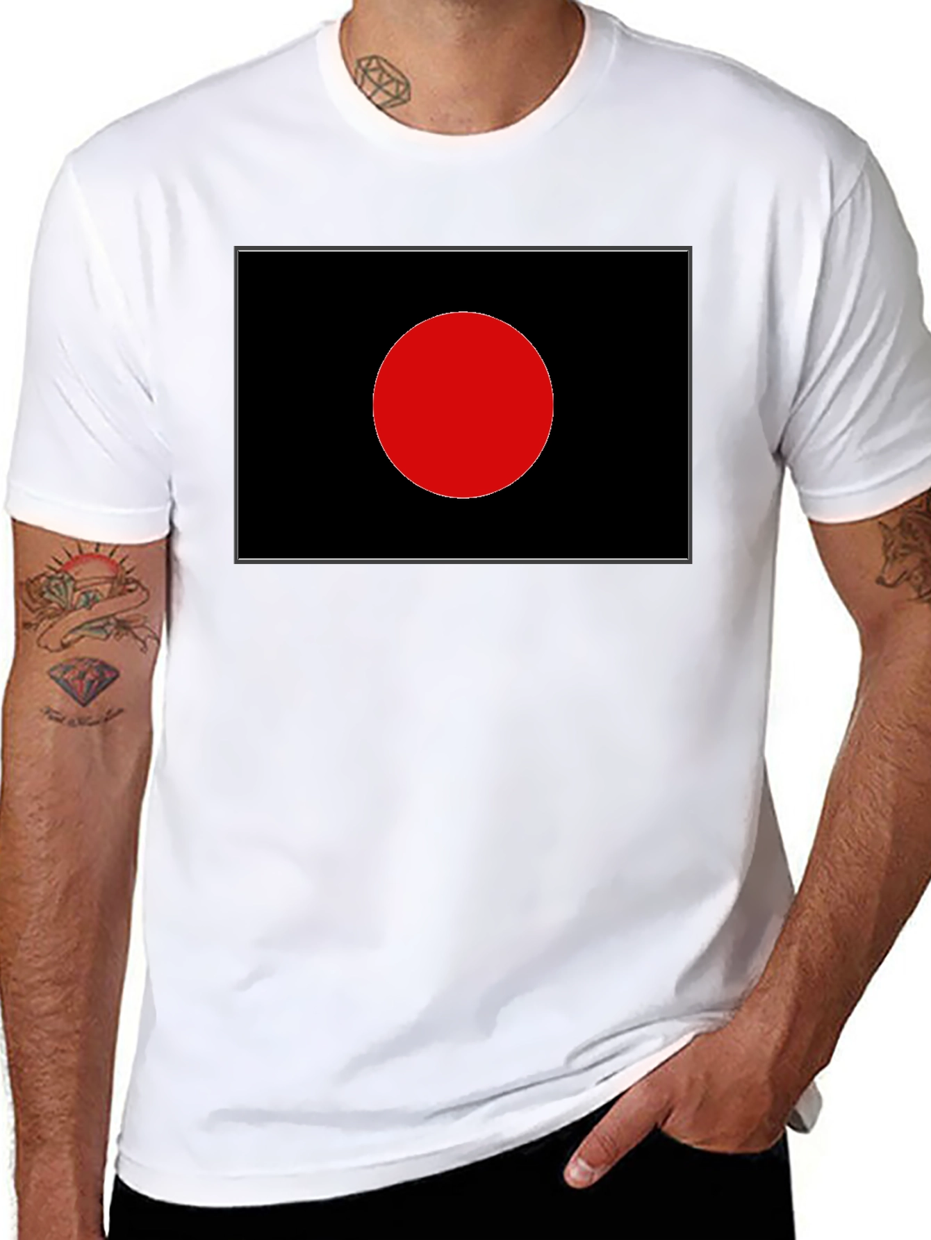 Minimalist Japan Flag T-Shirt - Classic Design