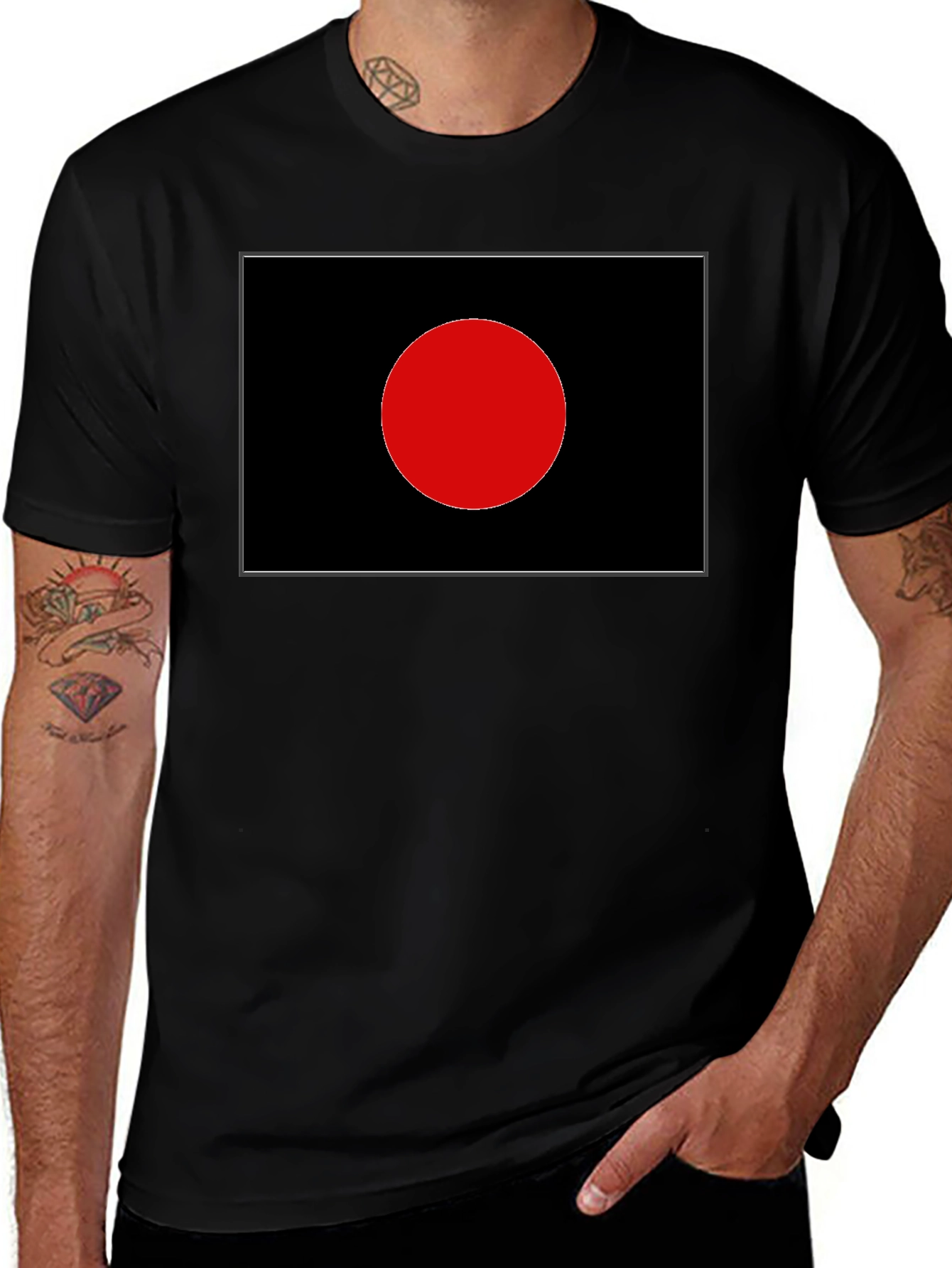Minimalist Japan Flag T-Shirt - Classic Design