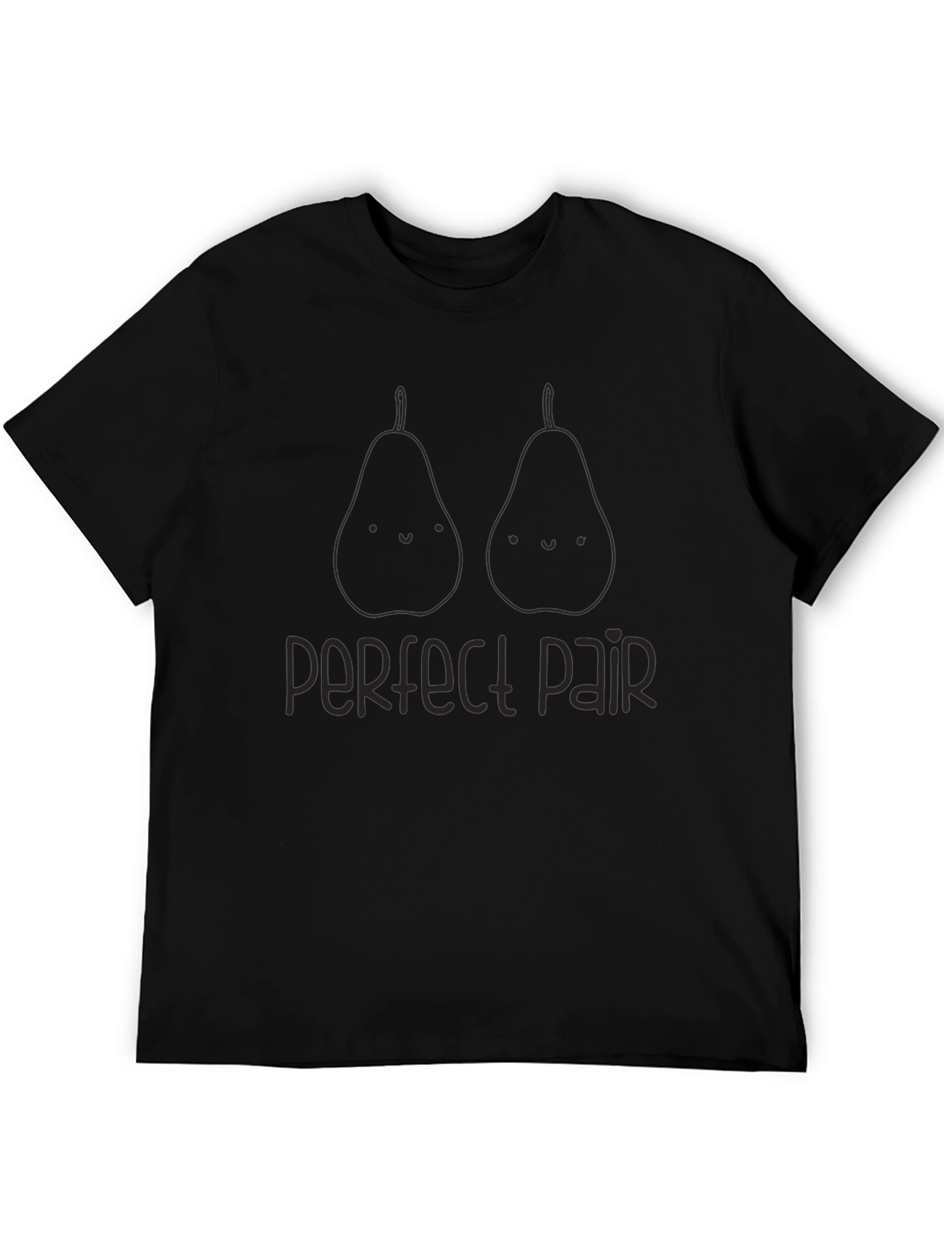 Perfect Pair Graphic Tee - Unisex Black T-Shirt