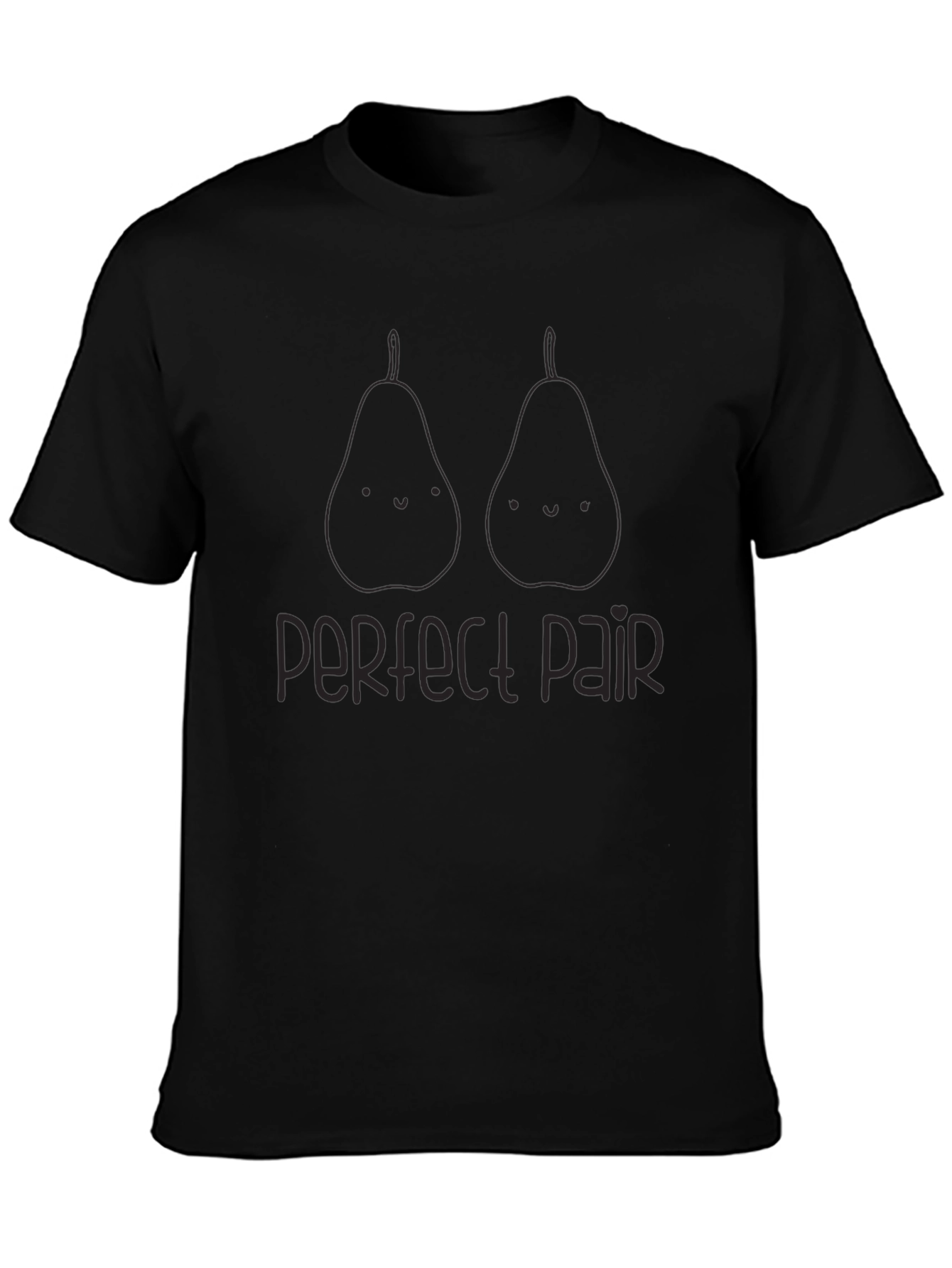 Perfect Pair Graphic Tee - Unisex Black T-Shirt