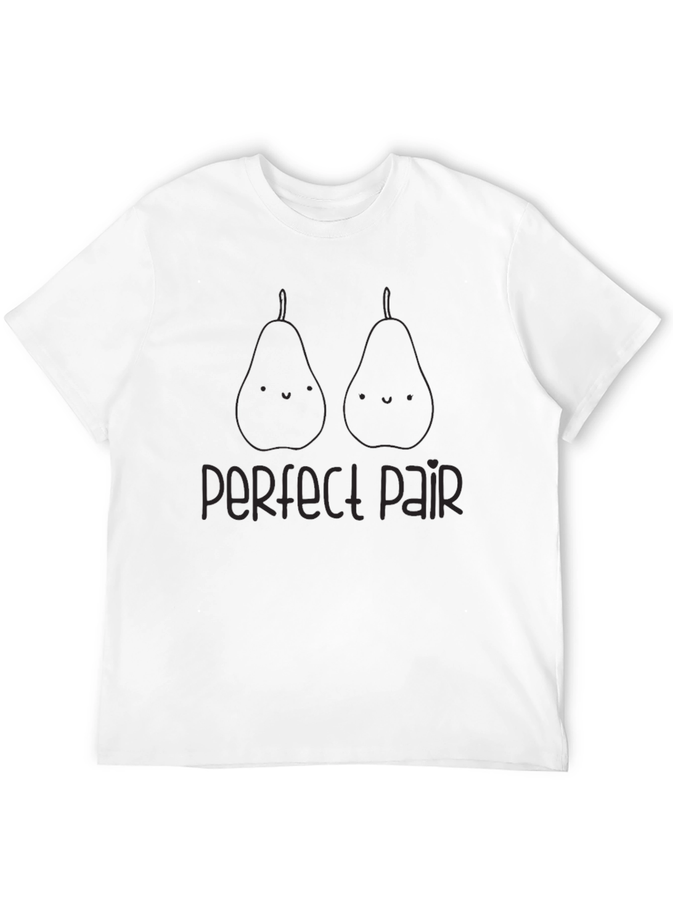 Perfect Pair Graphic Tee - Unisex Black T-Shirt