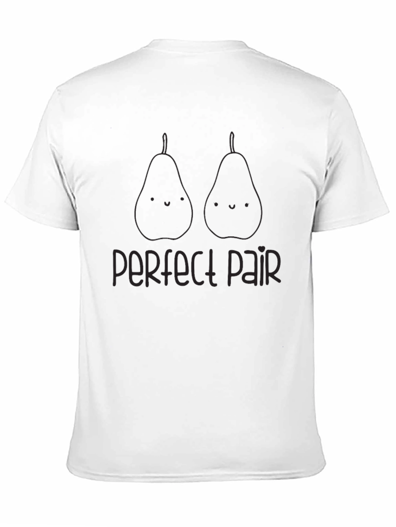 Perfect Pair Graphic Tee - Unisex Black T-Shirt