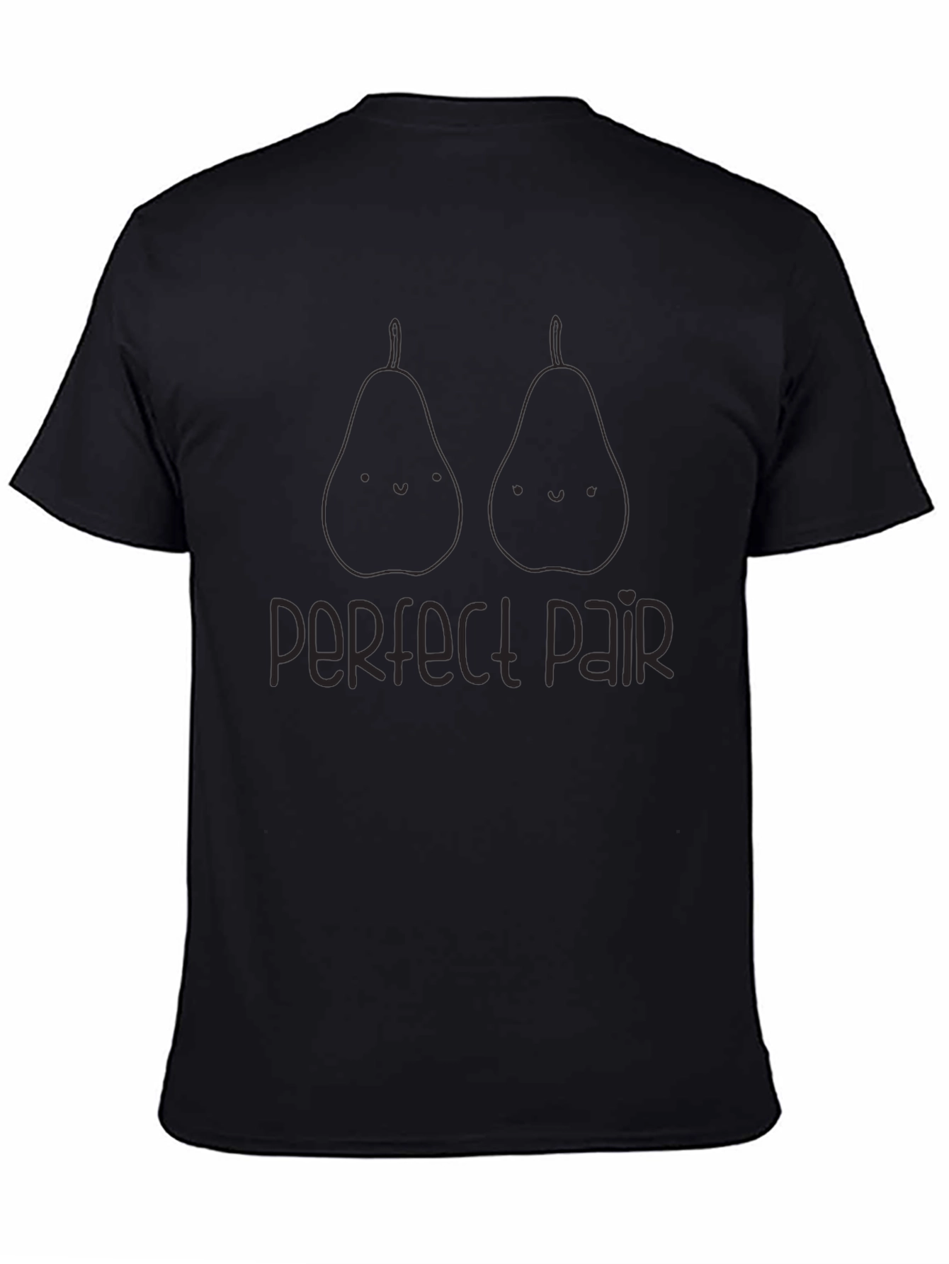 Perfect Pair Graphic Tee - Unisex Black T-Shirt