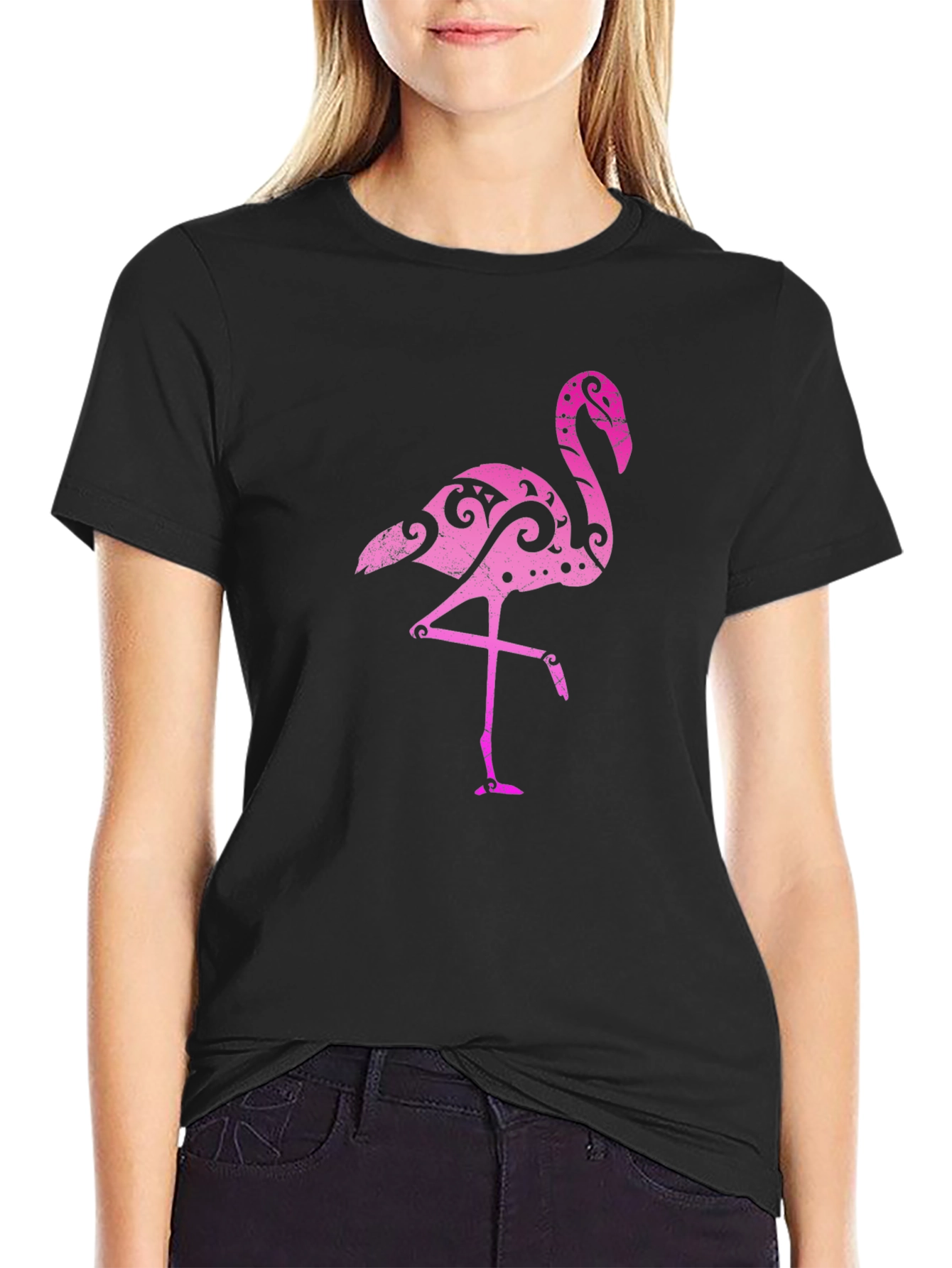 Pink Flamingo Graphic Tee - Unique Design