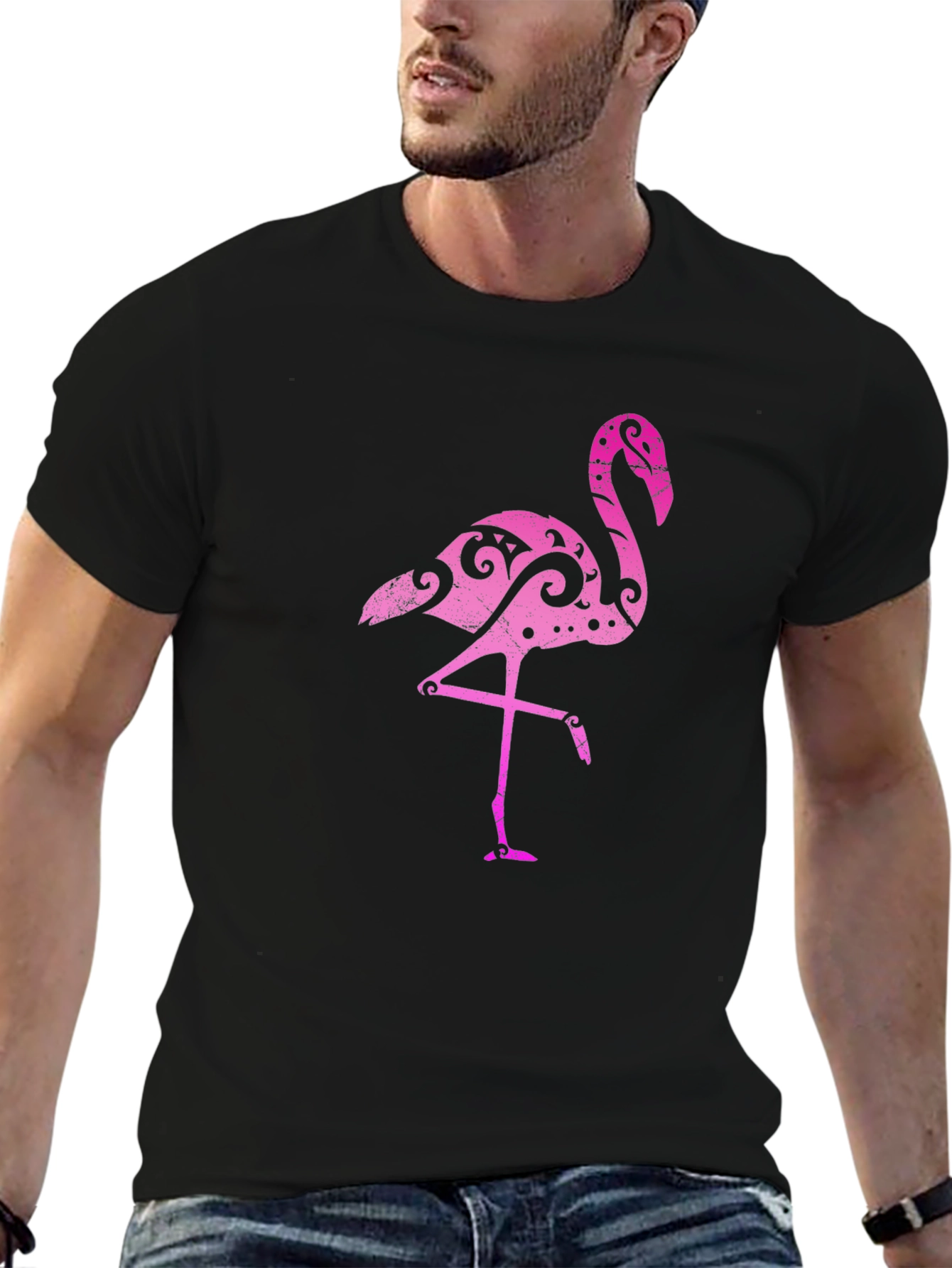 Pink Flamingo Graphic Tee - Unique Design