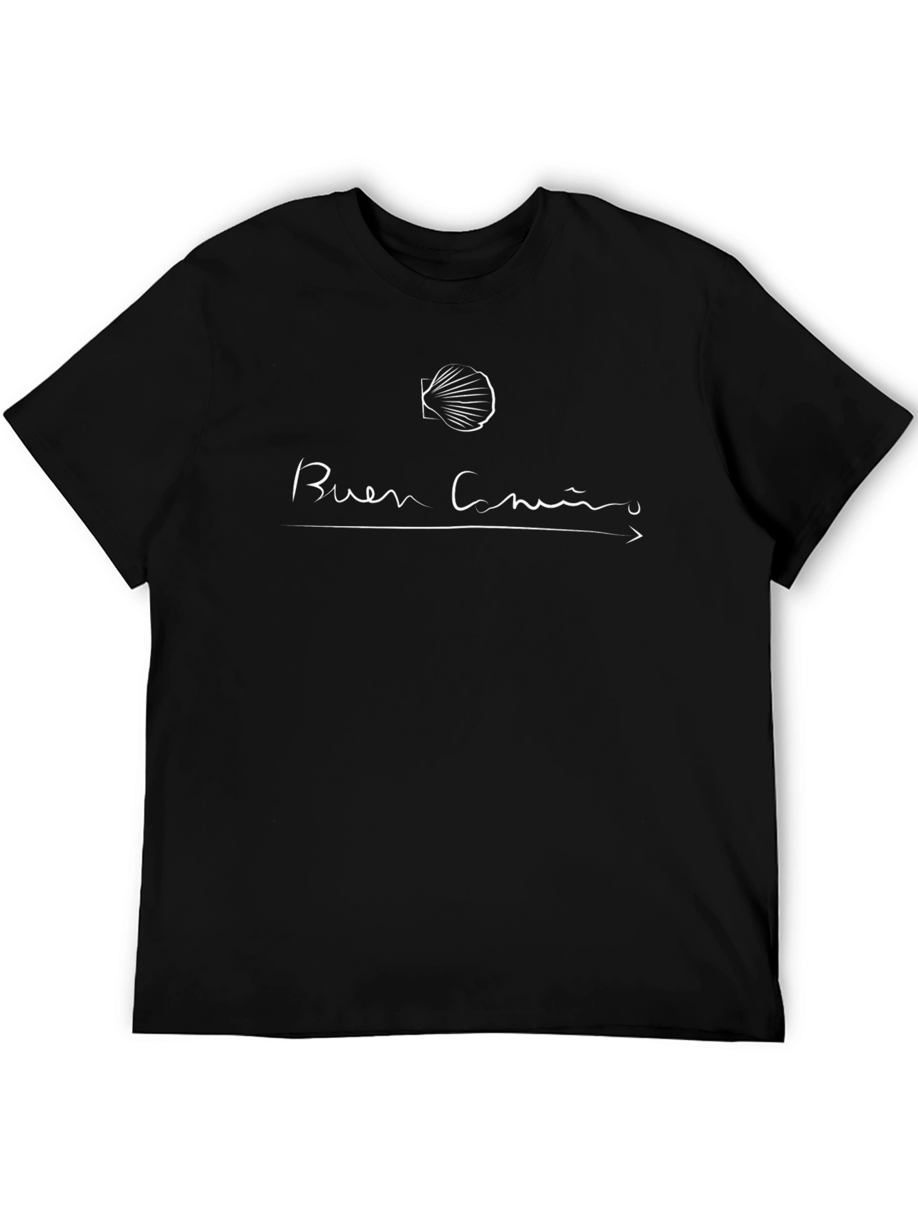 Buen Camino Pilgrimage T-Shirt - Black