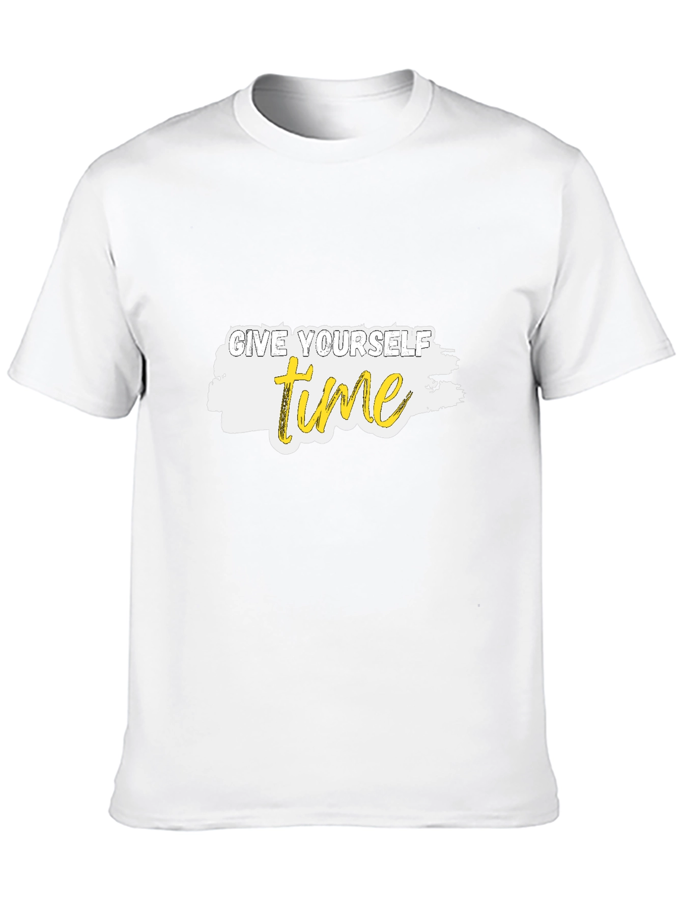 Give Yourself Time Black Graphic Tee