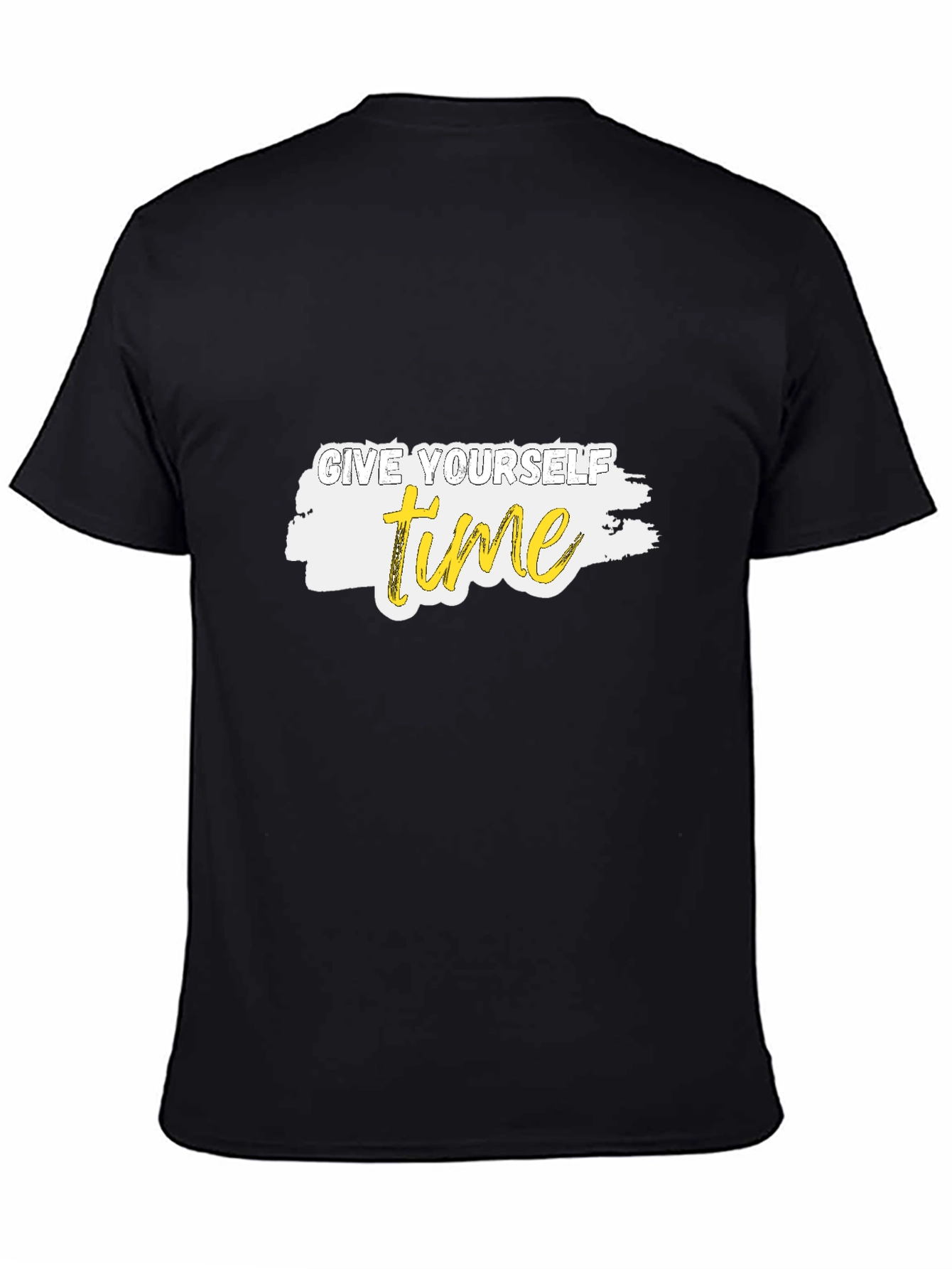 Give Yourself Time Black Graphic Tee