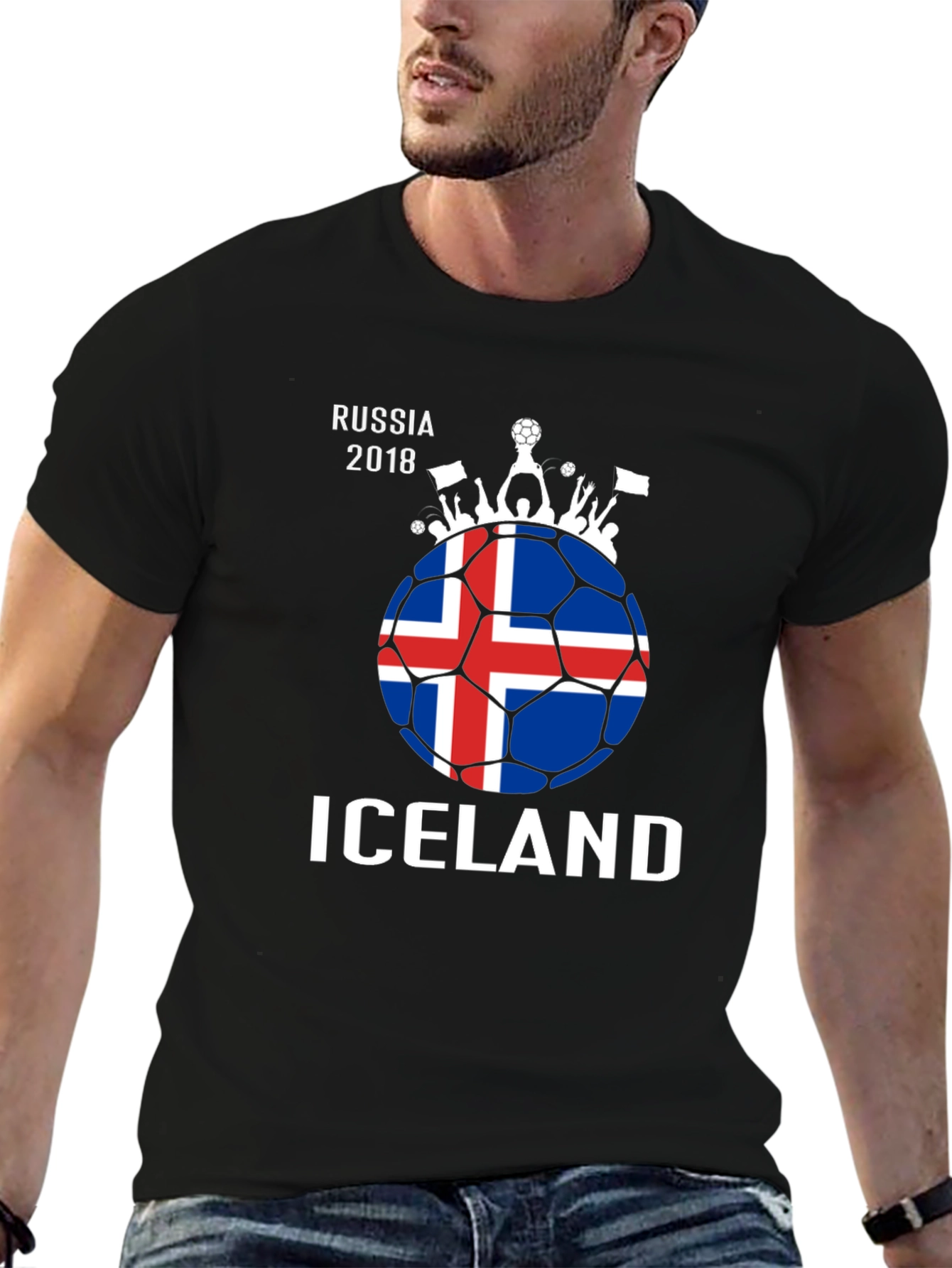 Iceland Russia 2018 Soccer T-Shirt