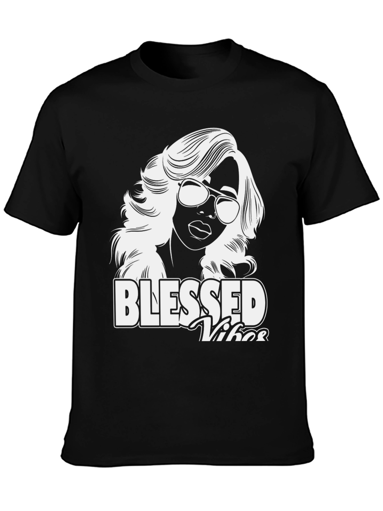 Blessed Vibes Graphic T-Shirt