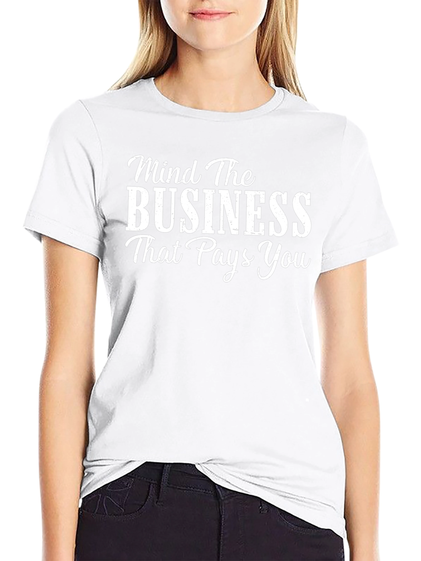 Mind The Business Black T-Shirt