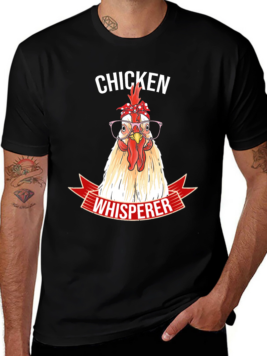 Chicken Whisperer T-Shirt Funny Animal Lover Tee