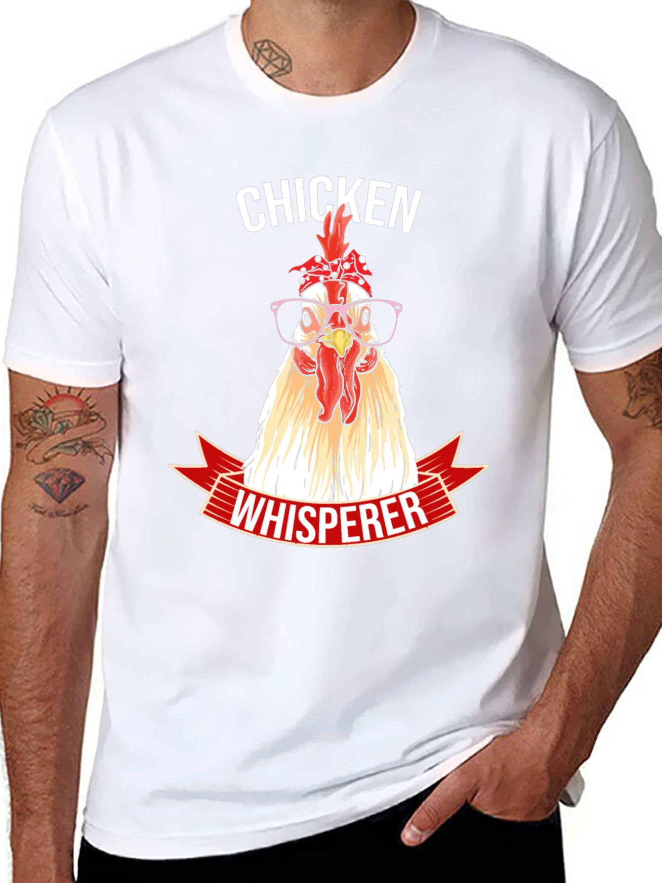 Chicken Whisperer T-Shirt Funny Animal Lover Tee