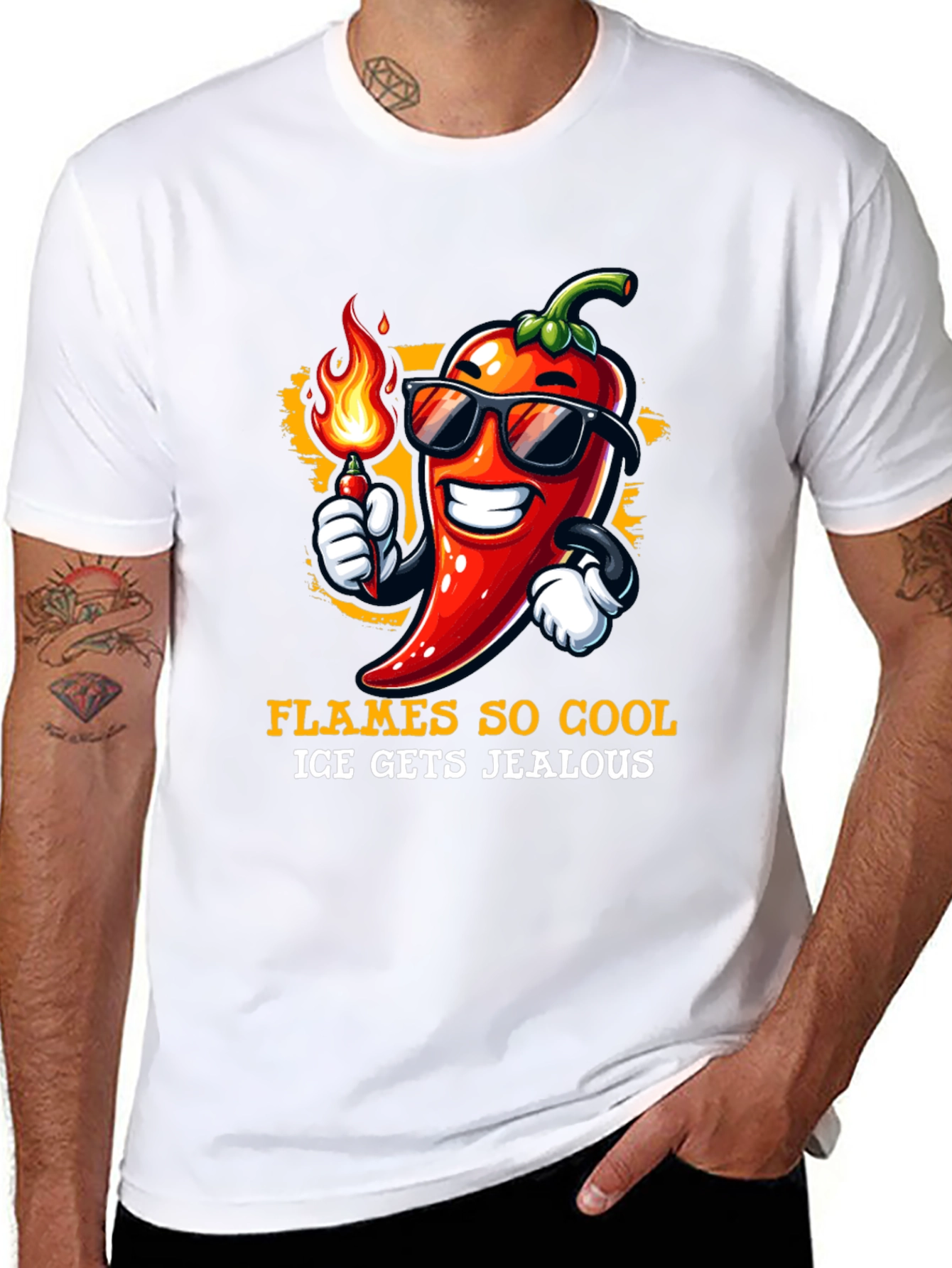 Cool Flames Pepper T-Shirt