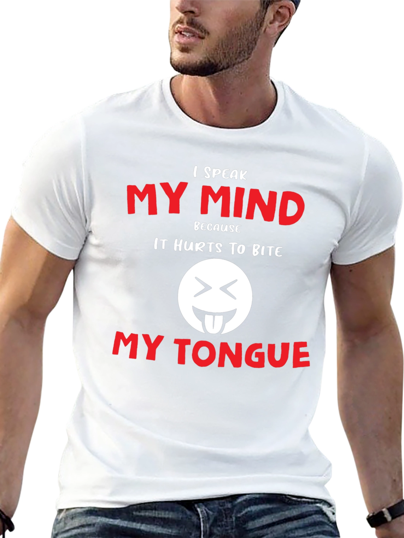 I Speak My Mind Funny Graphic T-Shirt